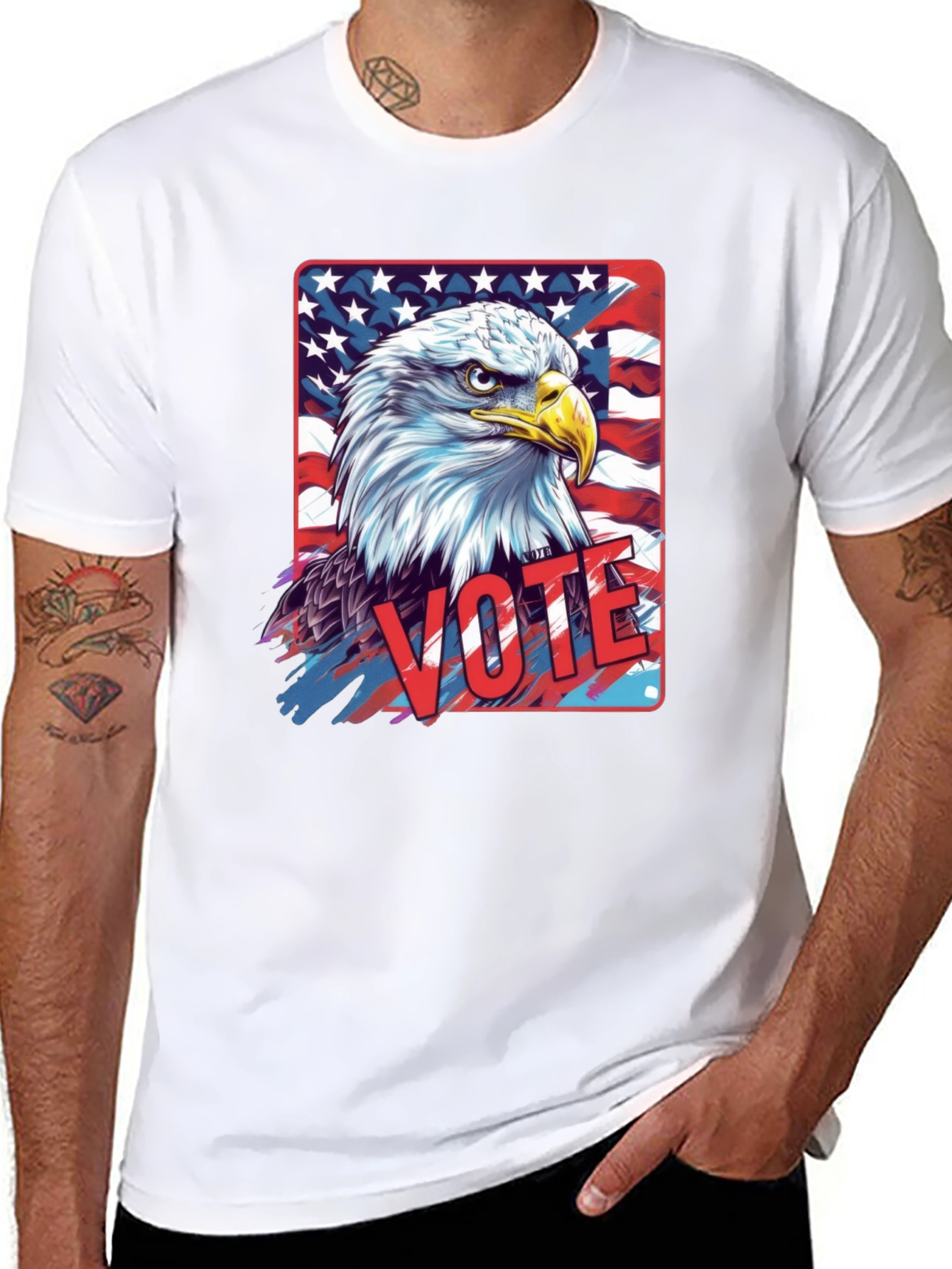 American Eagle Vote Patriotic T-Shirt