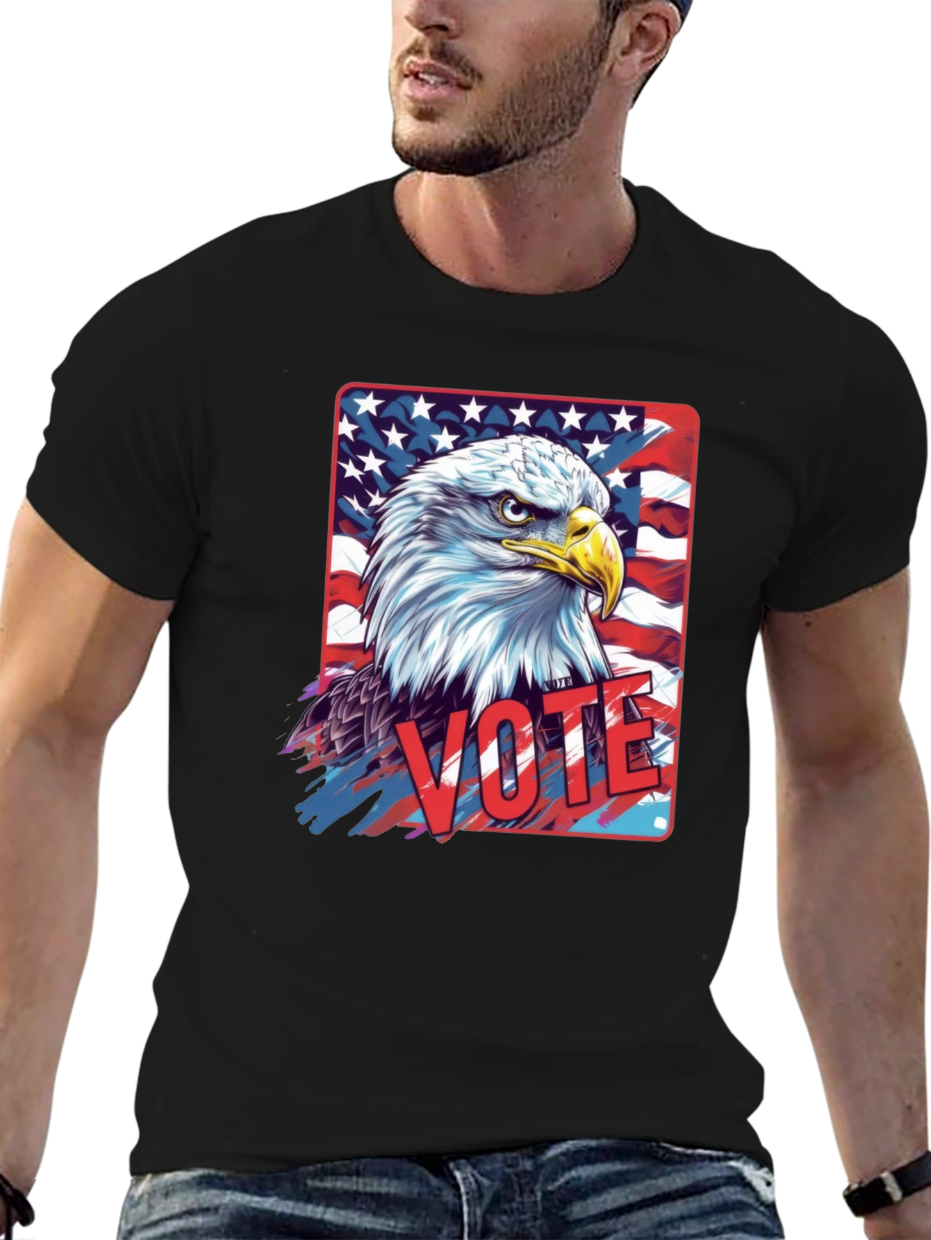 American Eagle Vote Patriotic T-Shirt