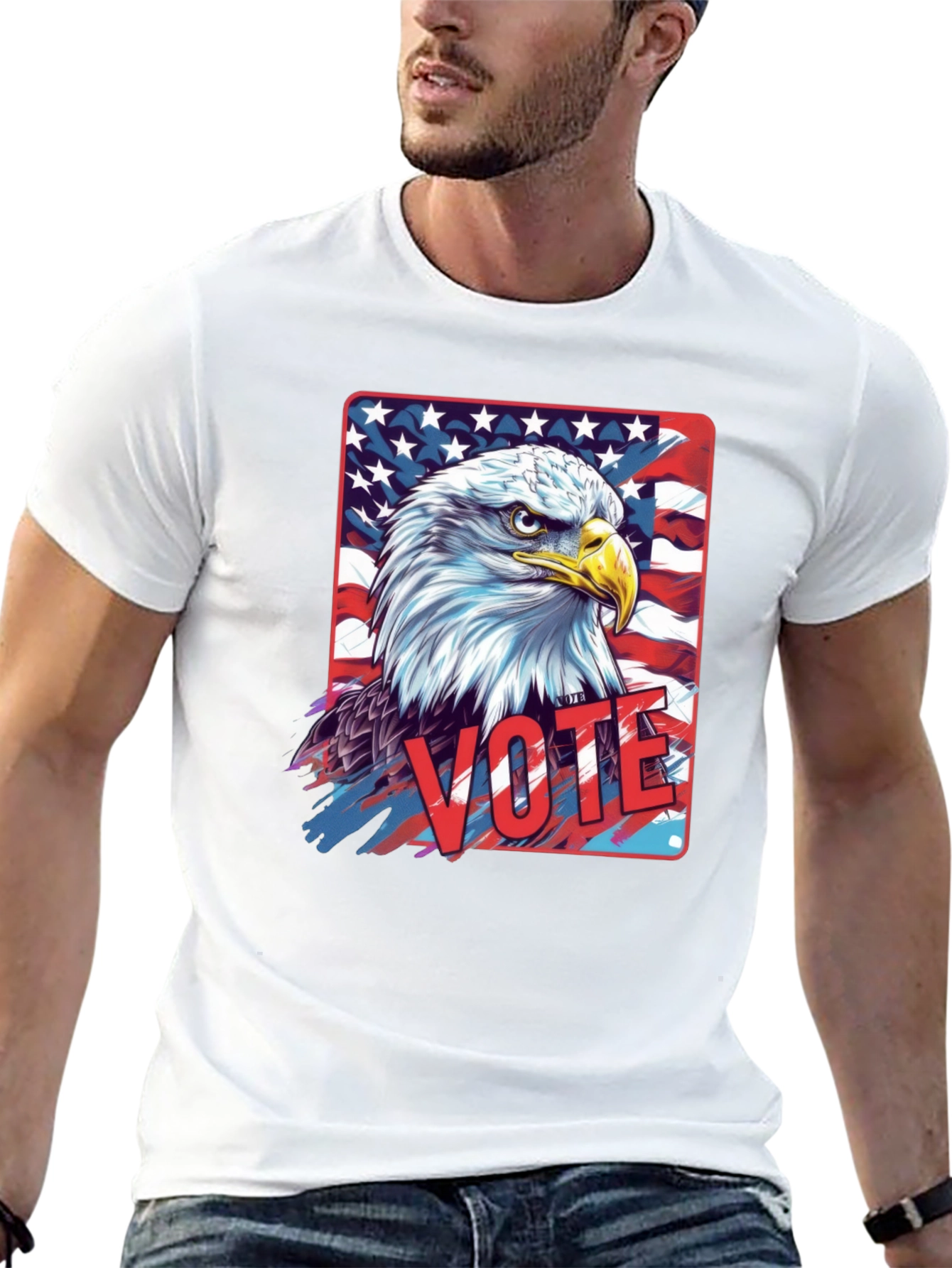 American Eagle Vote Patriotic T-Shirt
