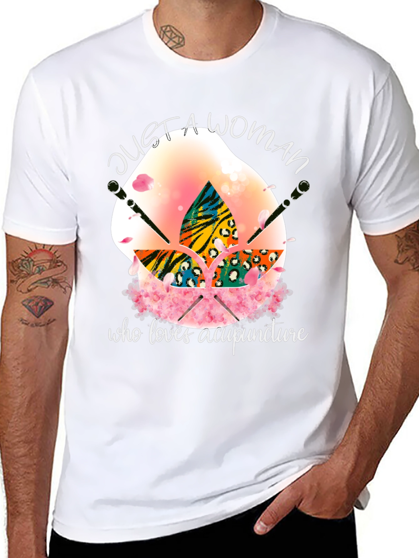 Acupuncture Lover T-Shirt - Just a Woman
