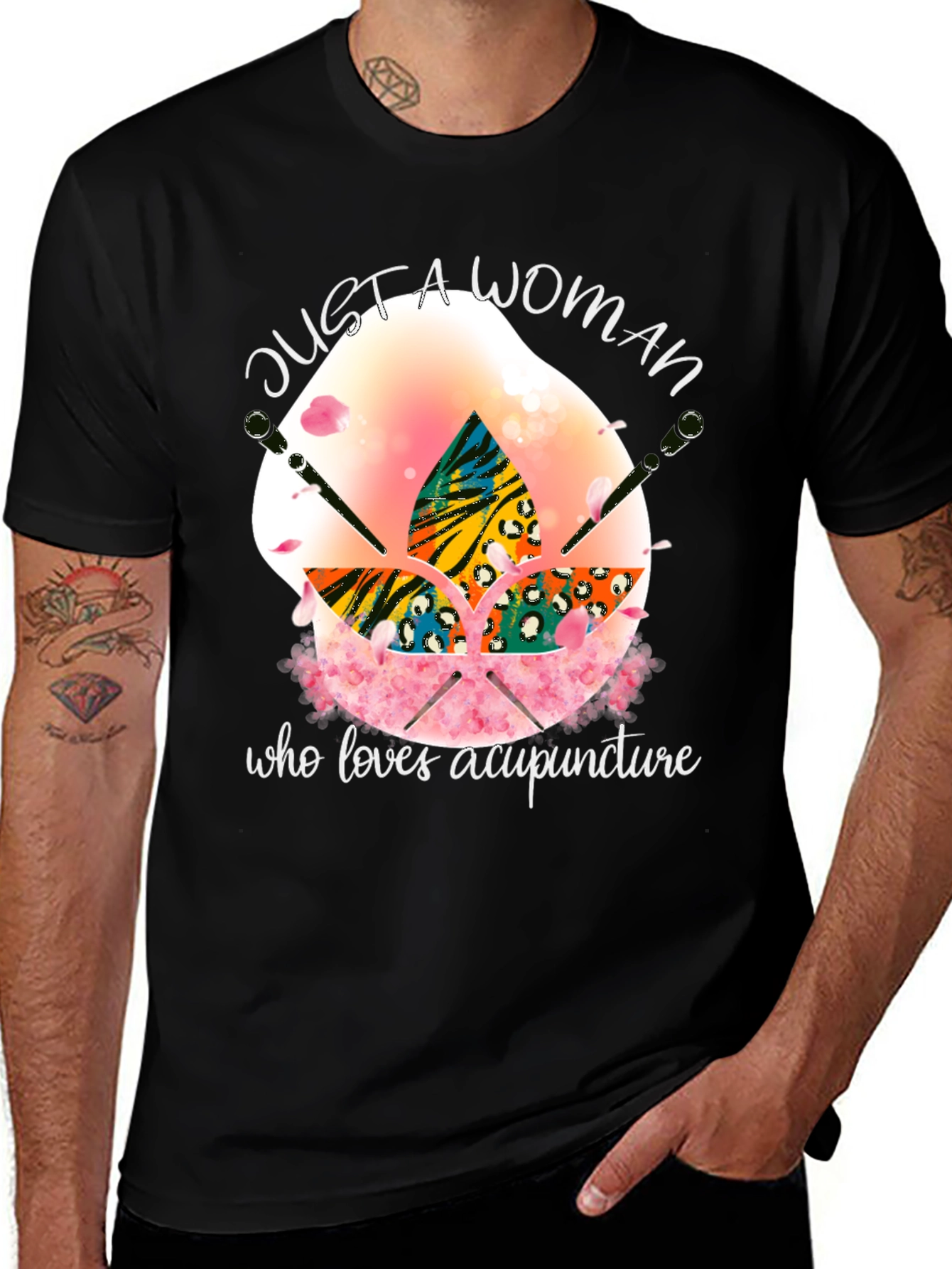 Acupuncture Lover T-Shirt - Just a Woman