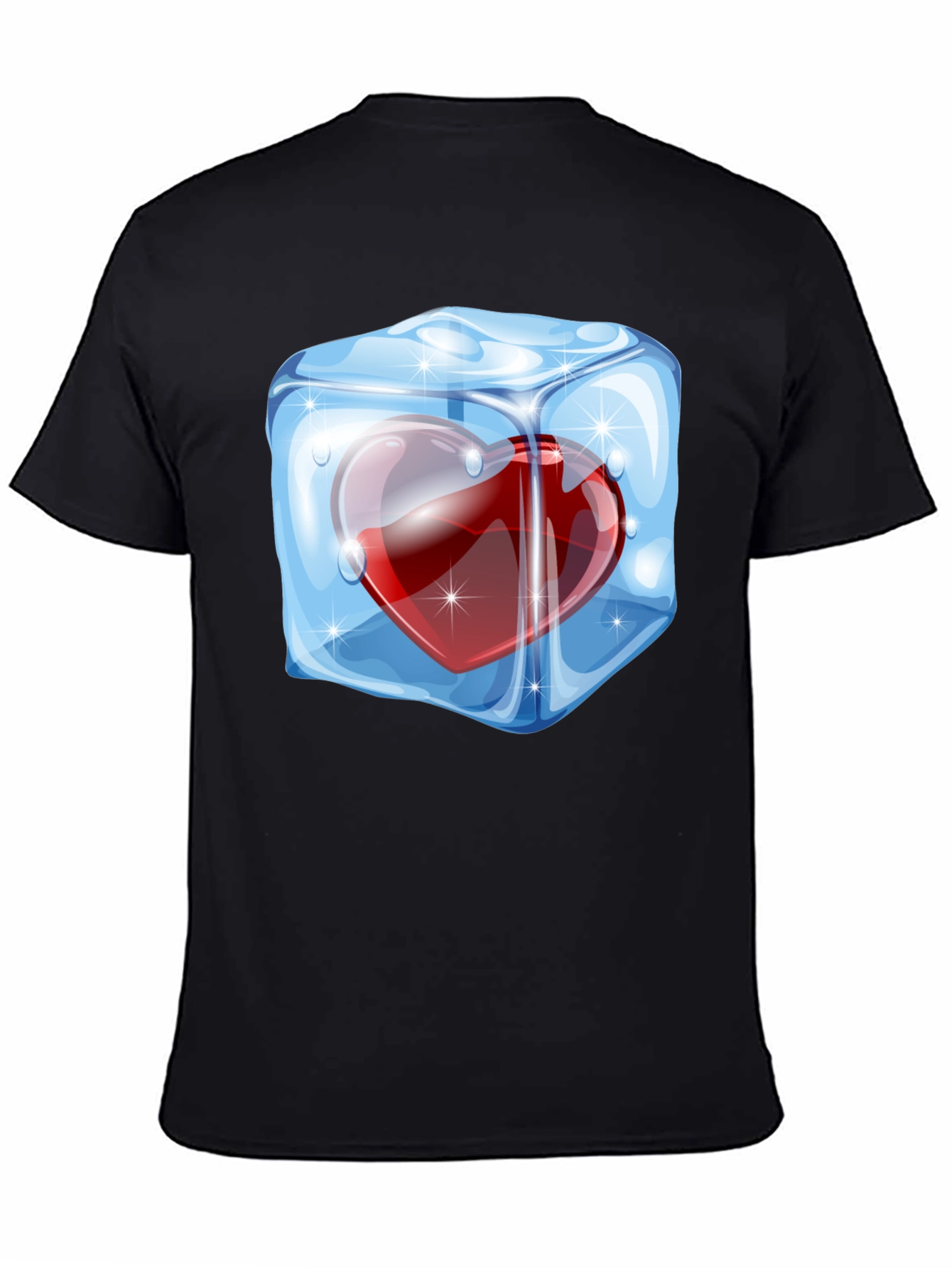 Icy Heart Graphic Tee - Cool Valentines Day Gift