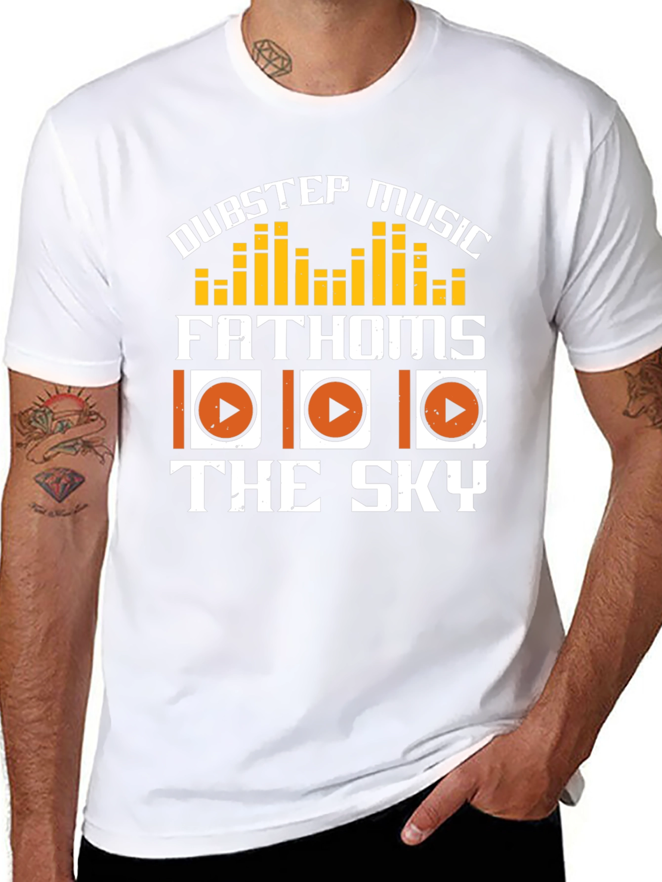 Dubstep Music T-Shirt - Fathoms to the Sky