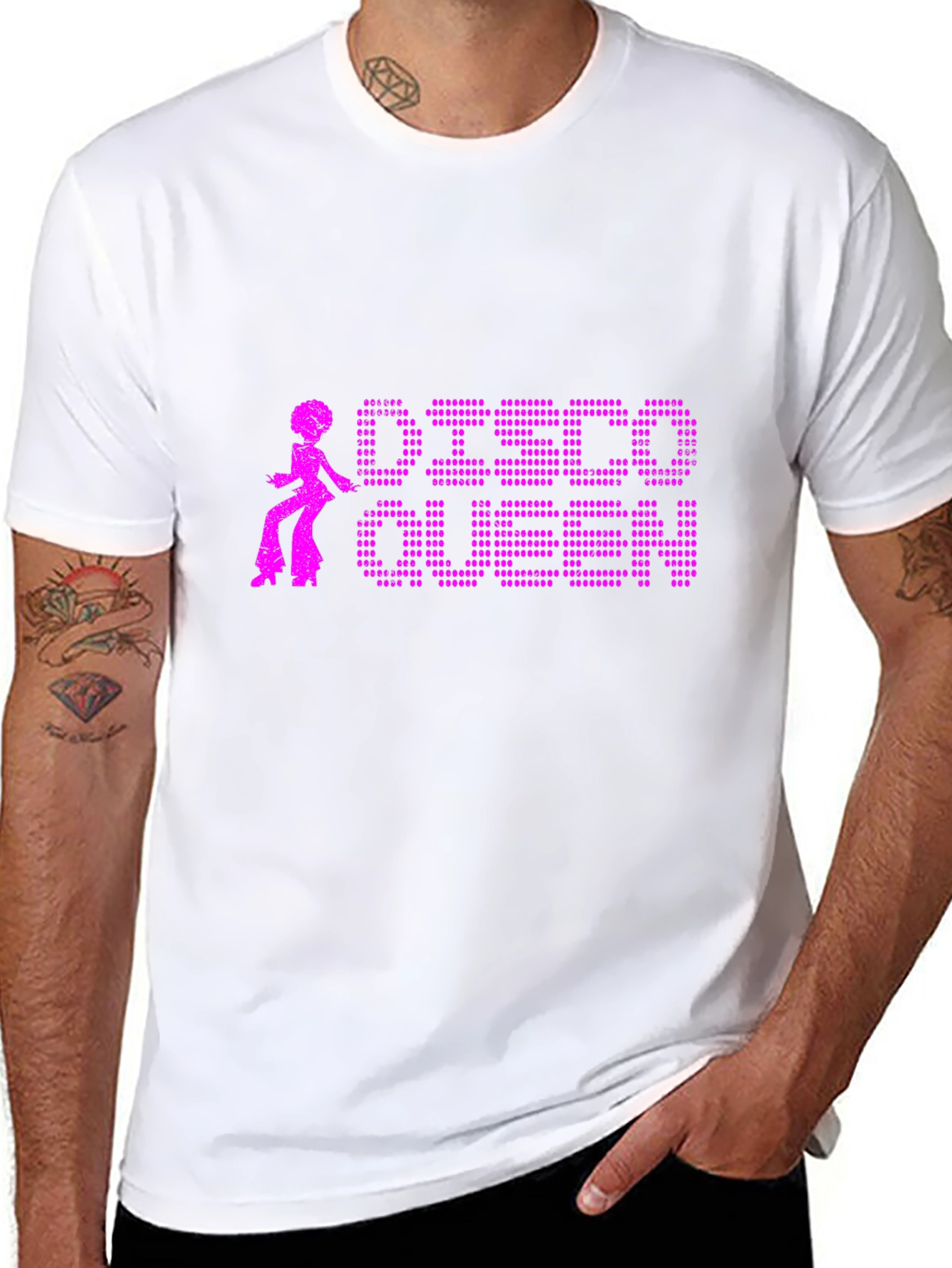 Disco Queen Graphic T-Shirt - Retro Style
