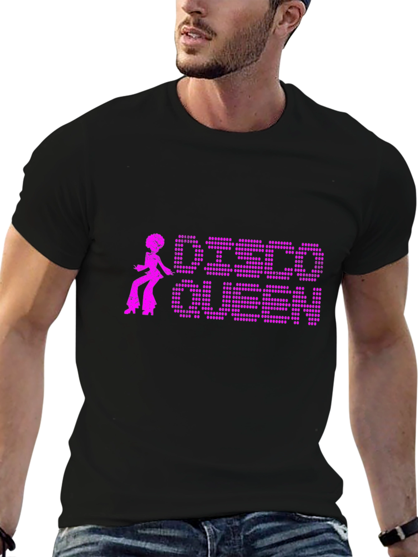 Disco Queen Graphic T-Shirt - Retro Style