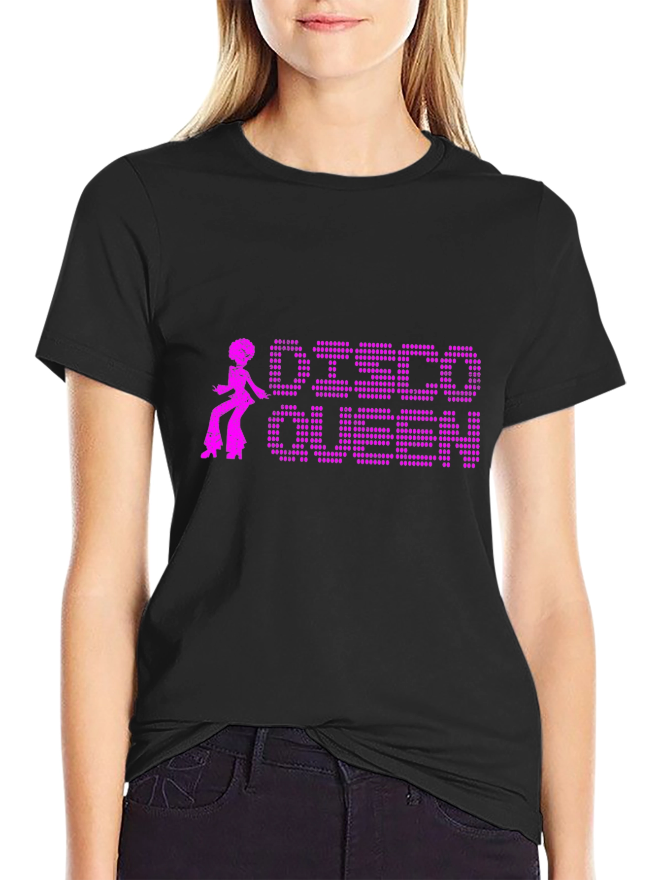 Disco Queen Graphic T-Shirt - Retro Style