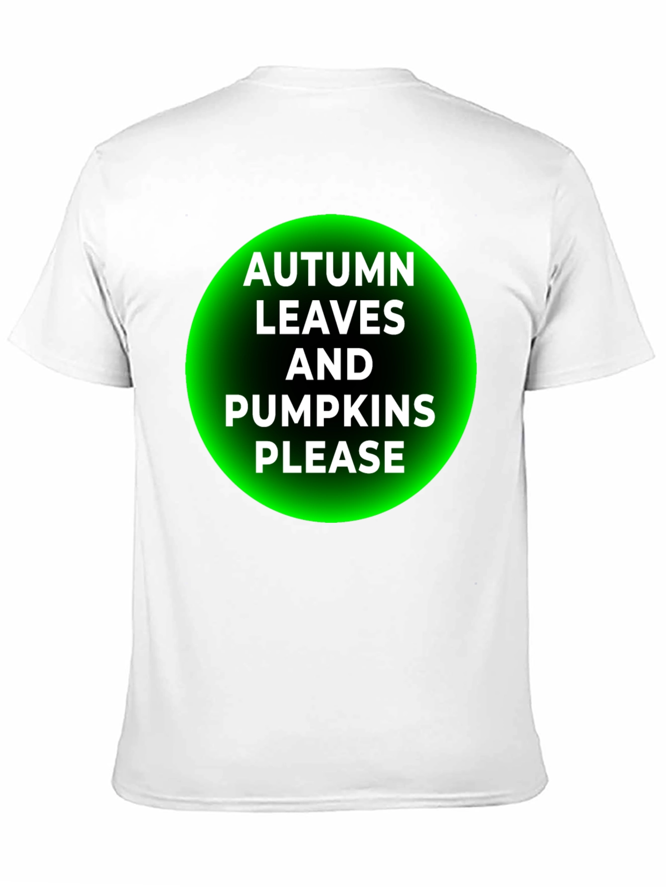 Autumn Leaves & Pumpkins Please T-Shirt