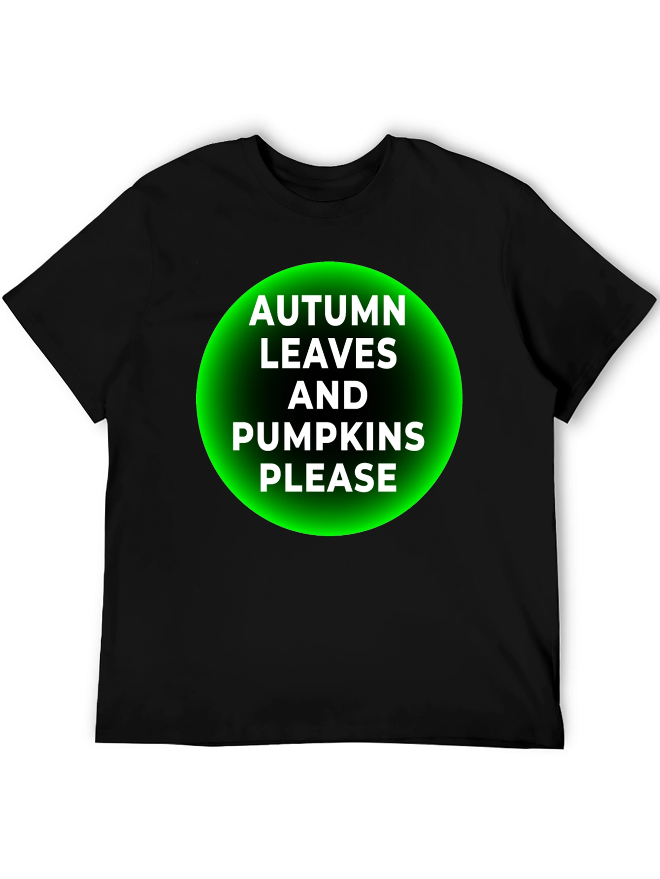 Autumn Leaves & Pumpkins Please T-Shirt