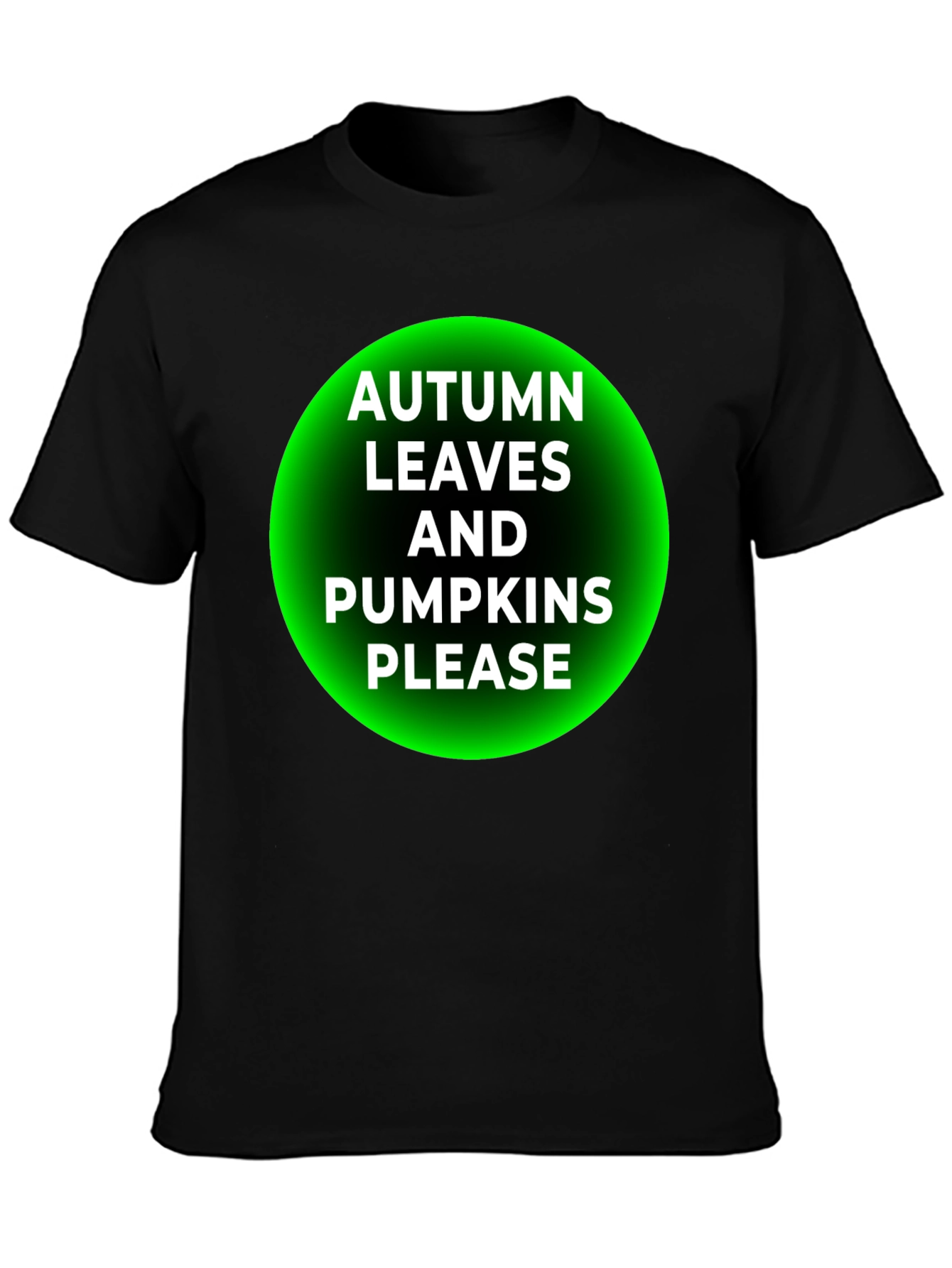 Autumn Leaves & Pumpkins Please T-Shirt