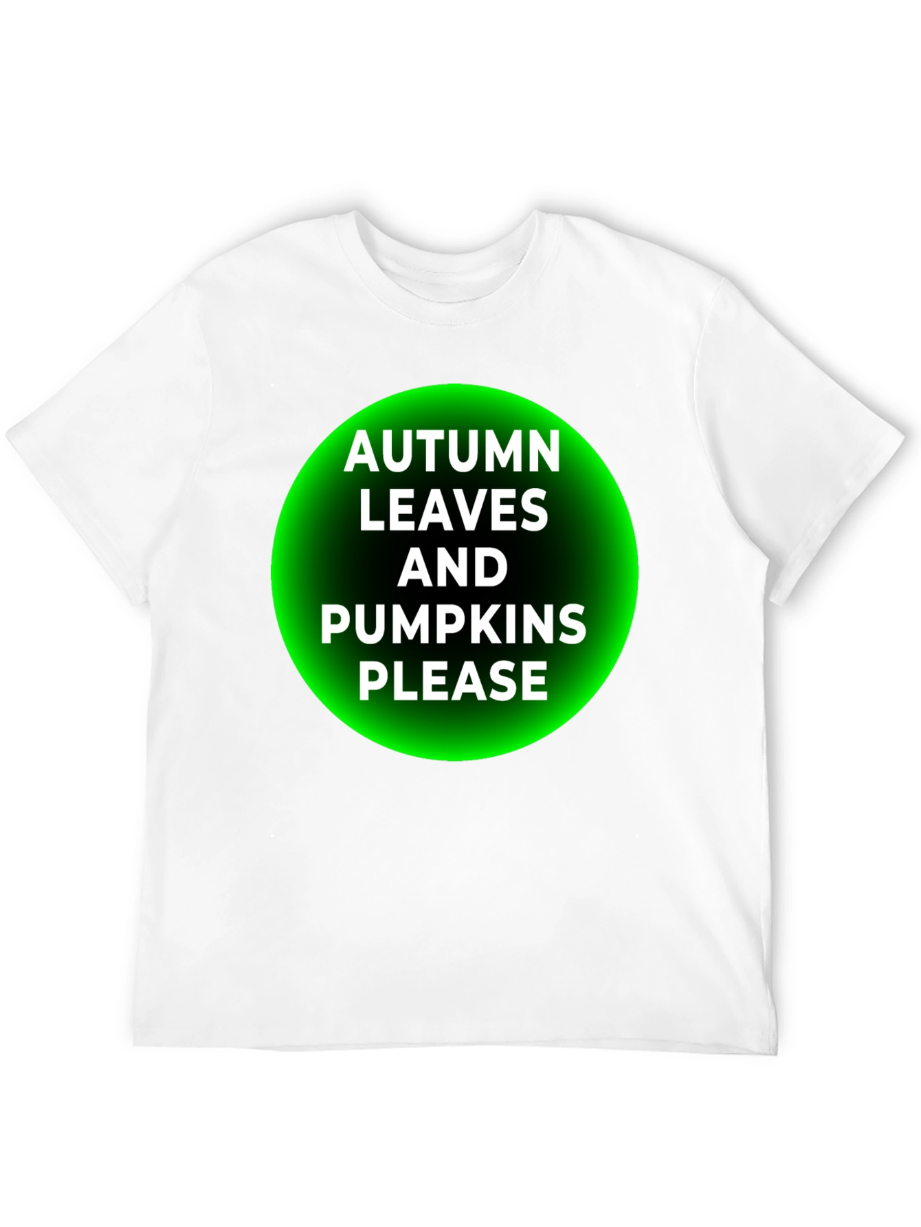 Autumn Leaves & Pumpkins Please T-Shirt
