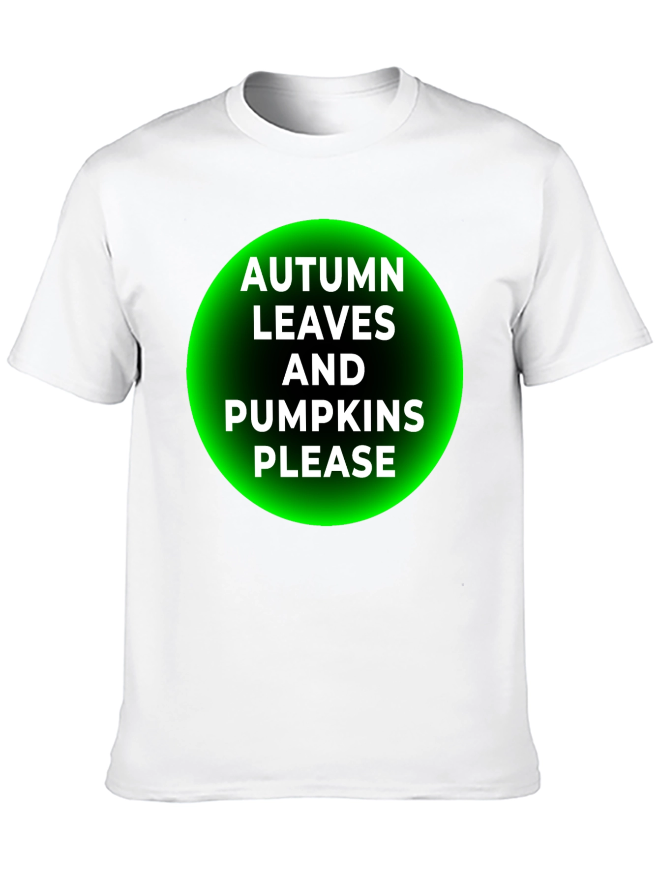 Autumn Leaves & Pumpkins Please T-Shirt