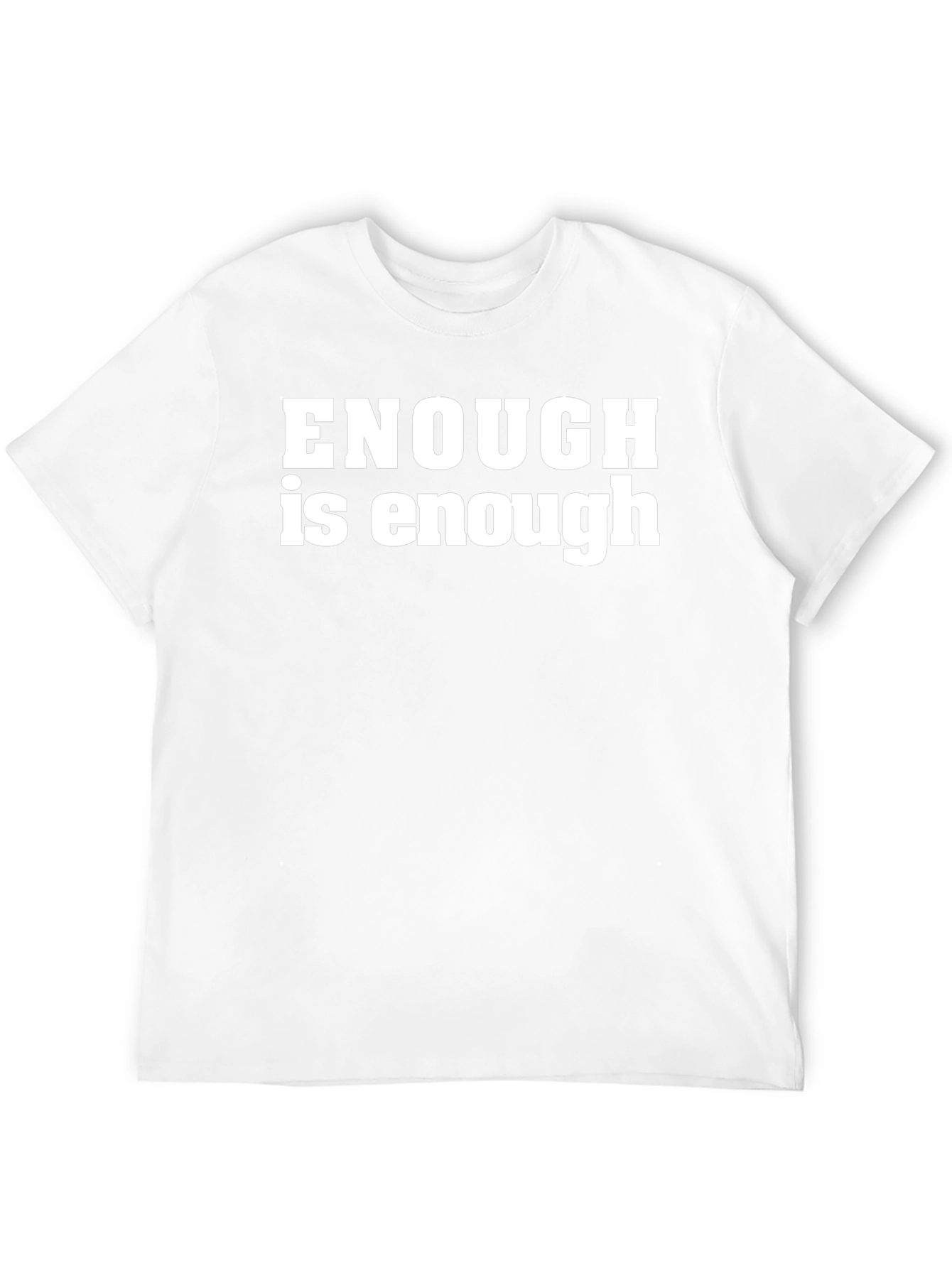 Enough is Enough Graphic Tee - Classic Black