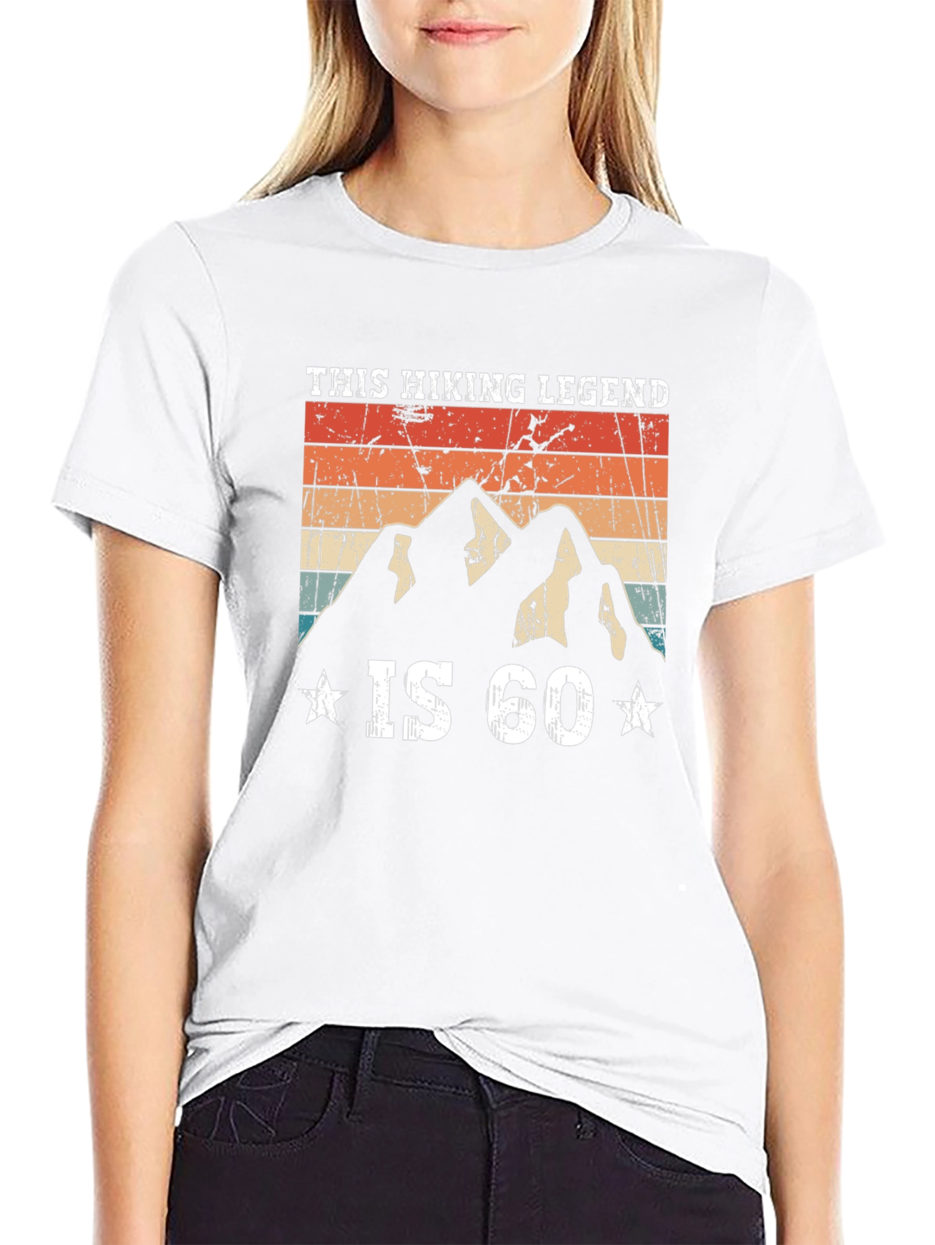 Hiking Legend 60th Birthday Graphic Tee