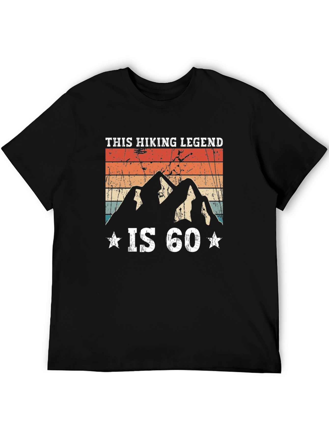 Hiking Legend 60th Birthday Graphic Tee