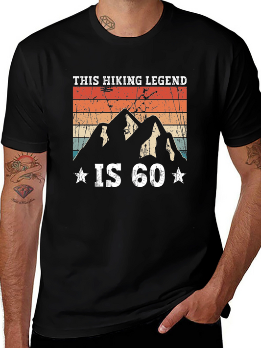 Hiking Legend 60th Birthday Graphic Tee