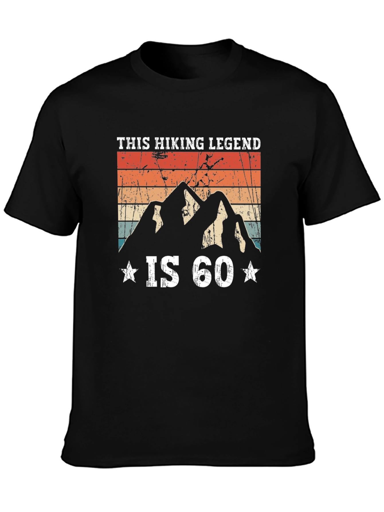Hiking Legend 60th Birthday Graphic Tee
