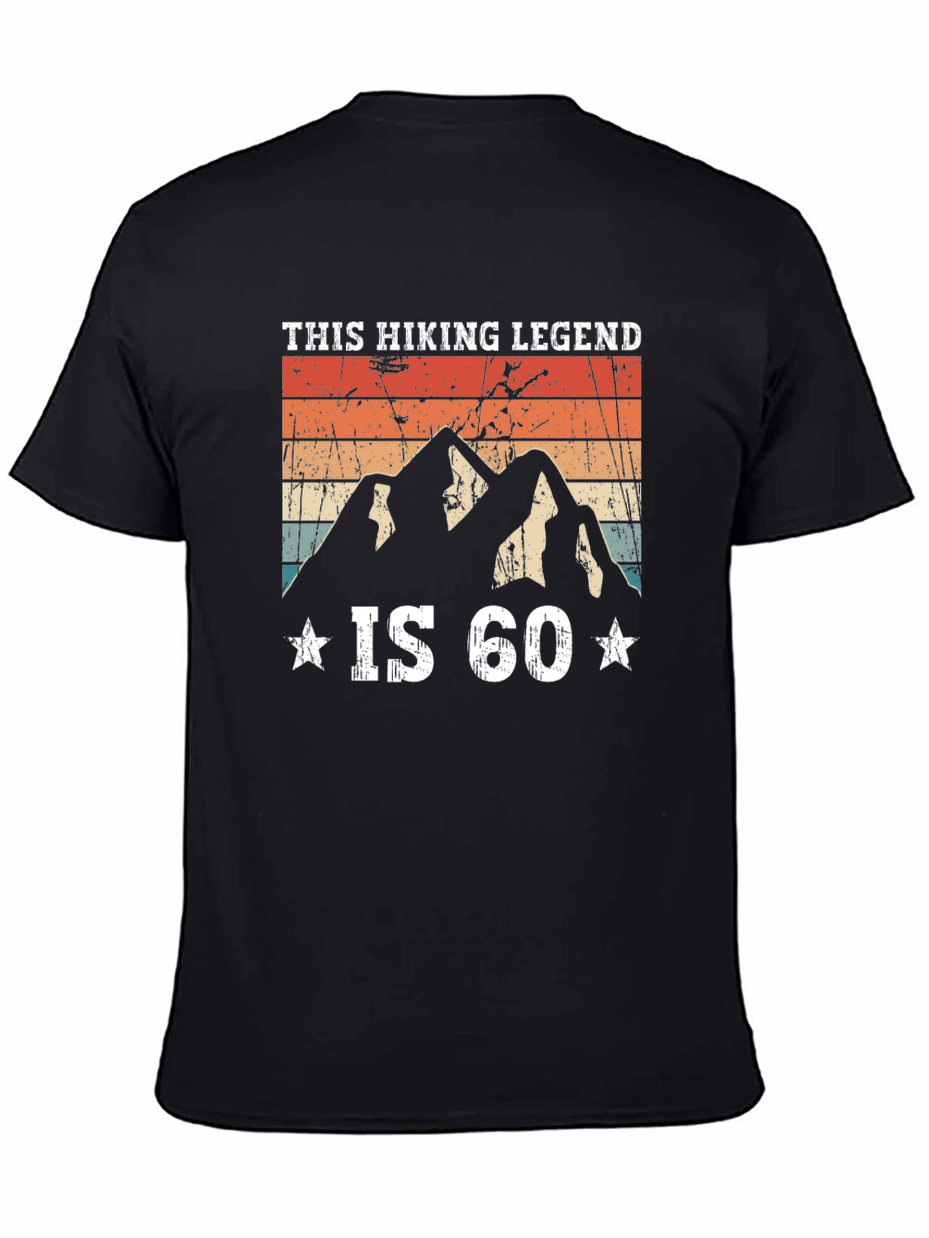 Hiking Legend 60th Birthday Graphic Tee