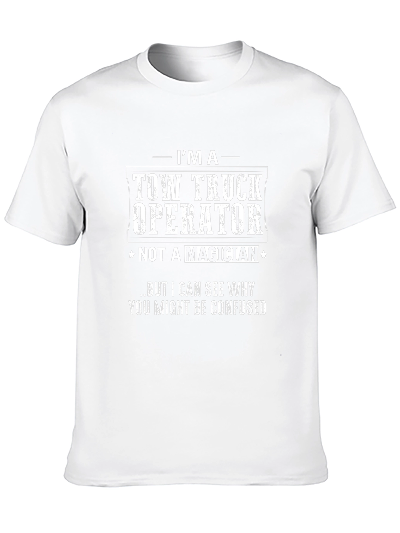 Tow Truck Operator Graphic Tee