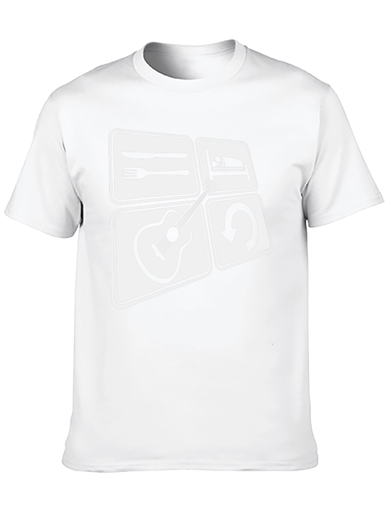 Eat Sleep Guitar Repeat T-Shirt