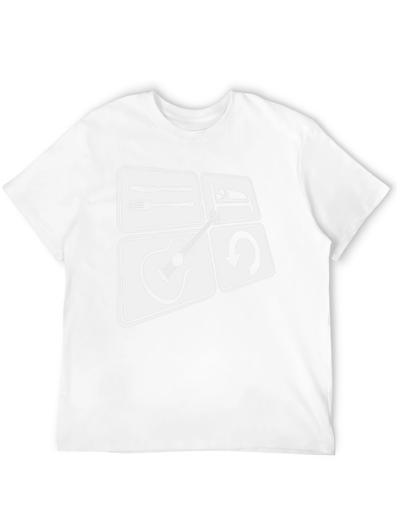 Eat Sleep Guitar Repeat T-Shirt