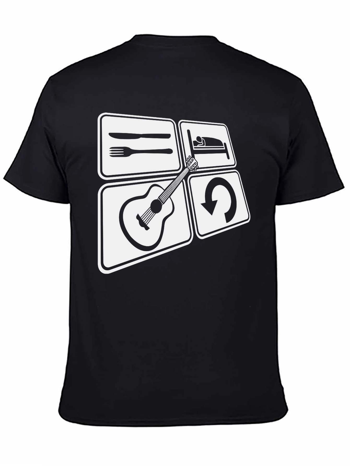 Eat Sleep Guitar Repeat T-Shirt