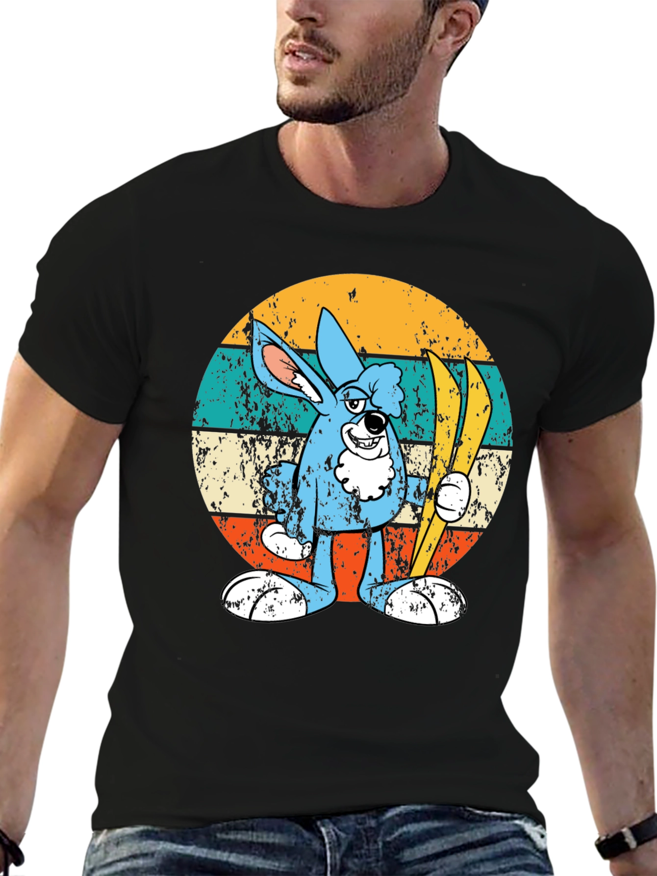 Retro Ski Bunny T-Shirt