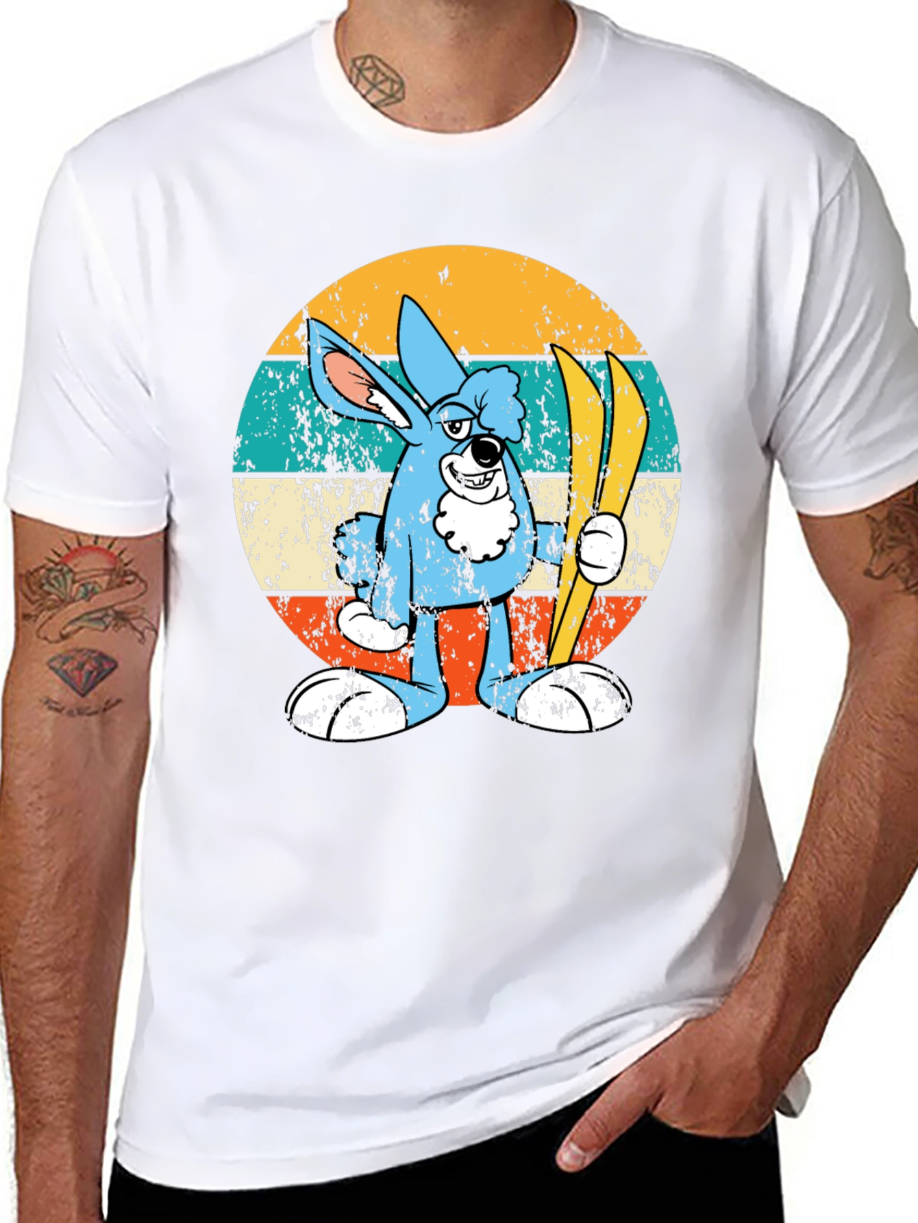Retro Ski Bunny T-Shirt
