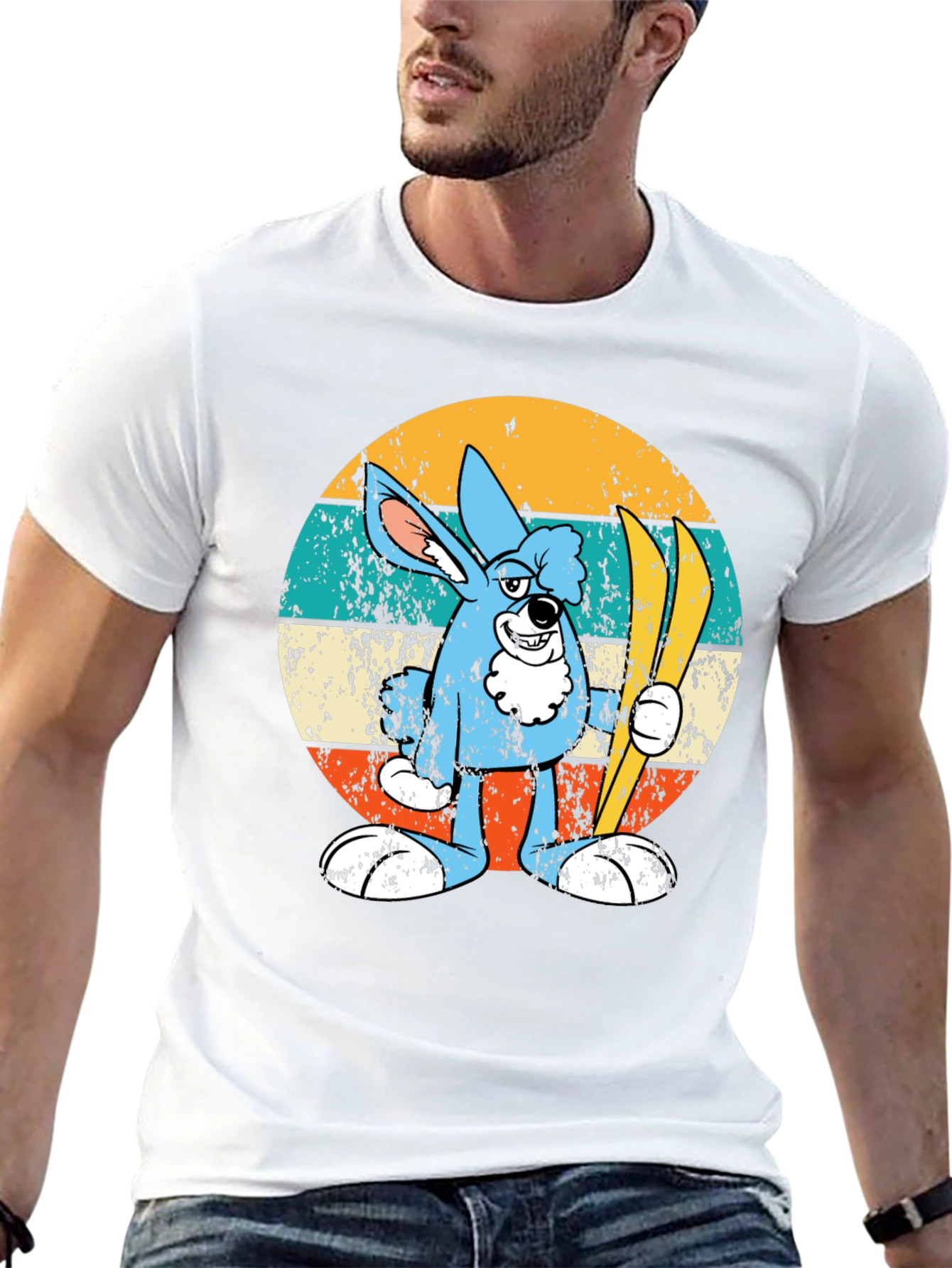 Retro Ski Bunny T-Shirt