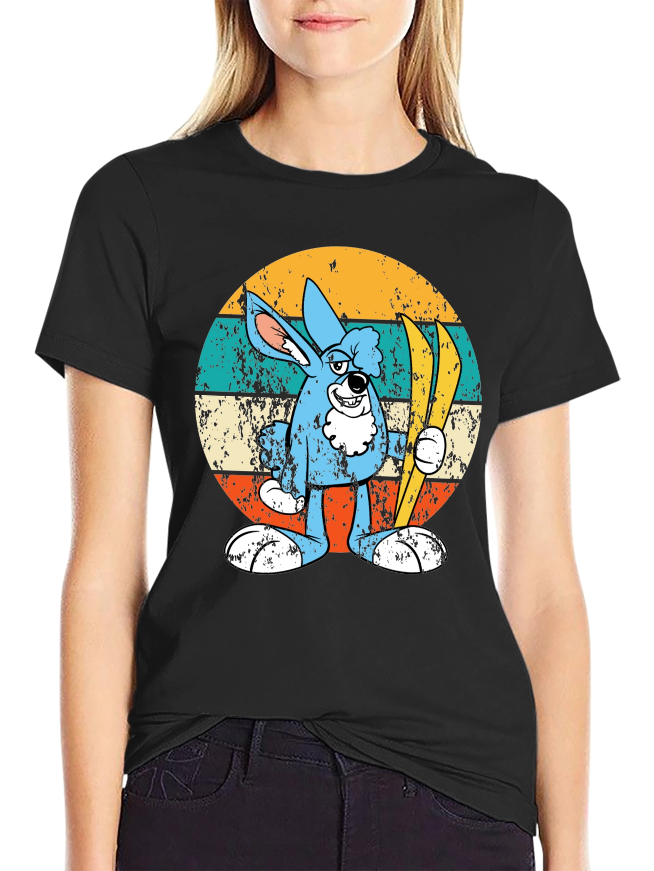 Retro Ski Bunny T-Shirt