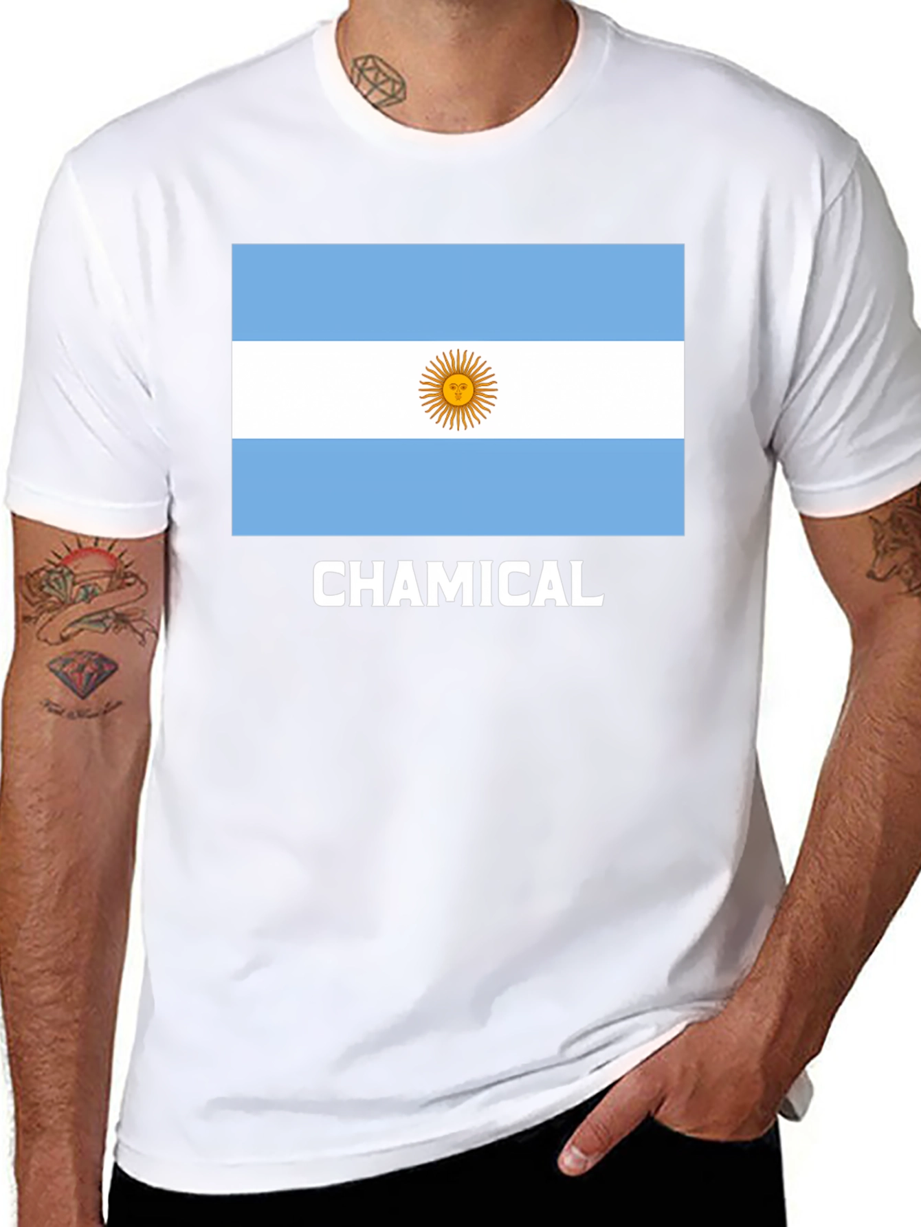 Argentina Flag CHAMICAL T-Shirt
