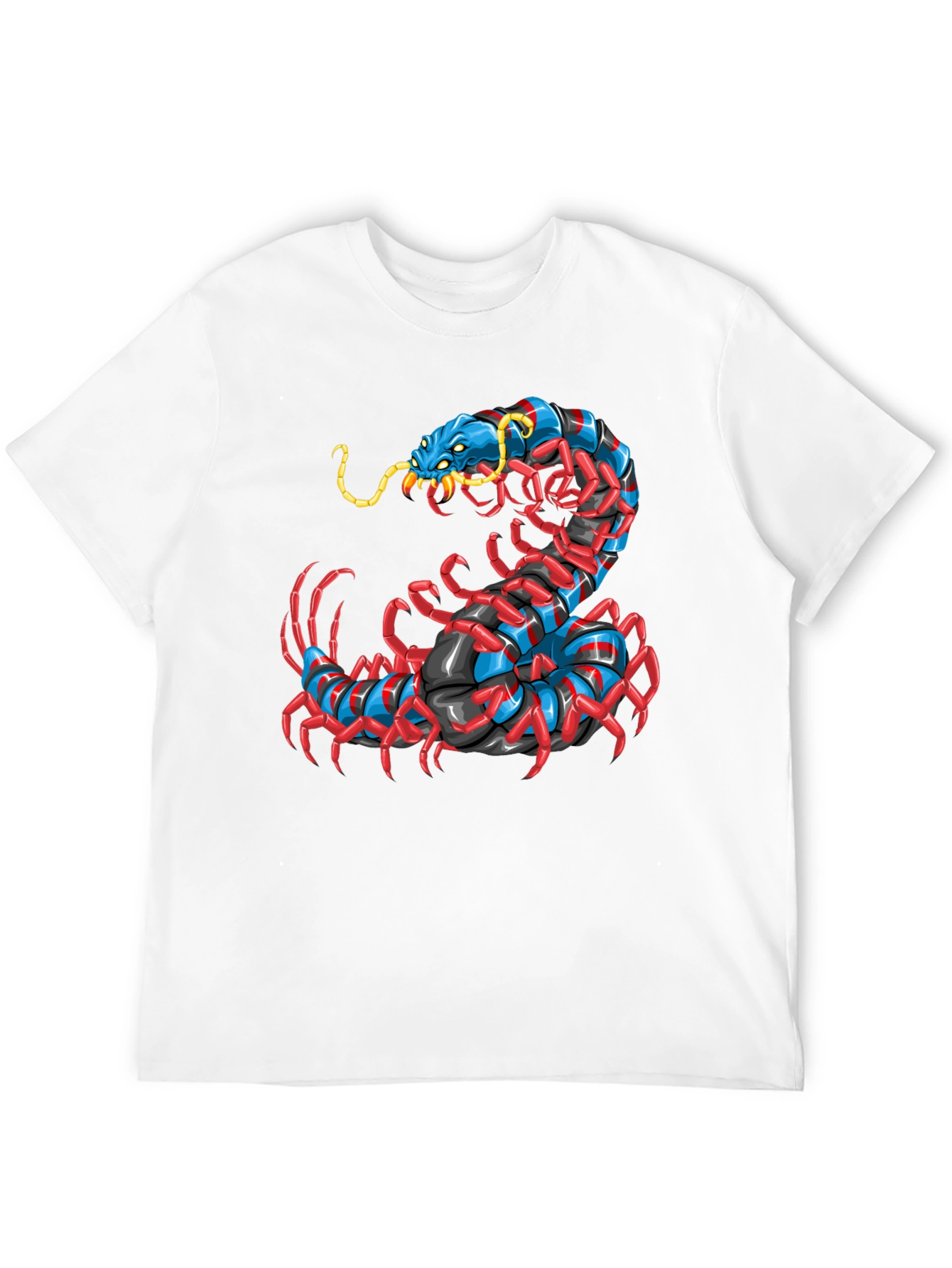 Centipede Graphic Black T-Shirt