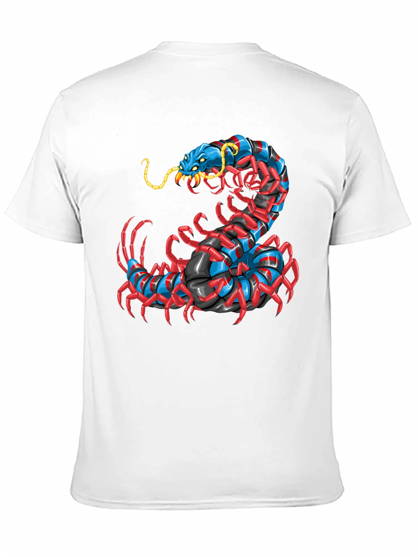 Centipede Graphic Black T-Shirt