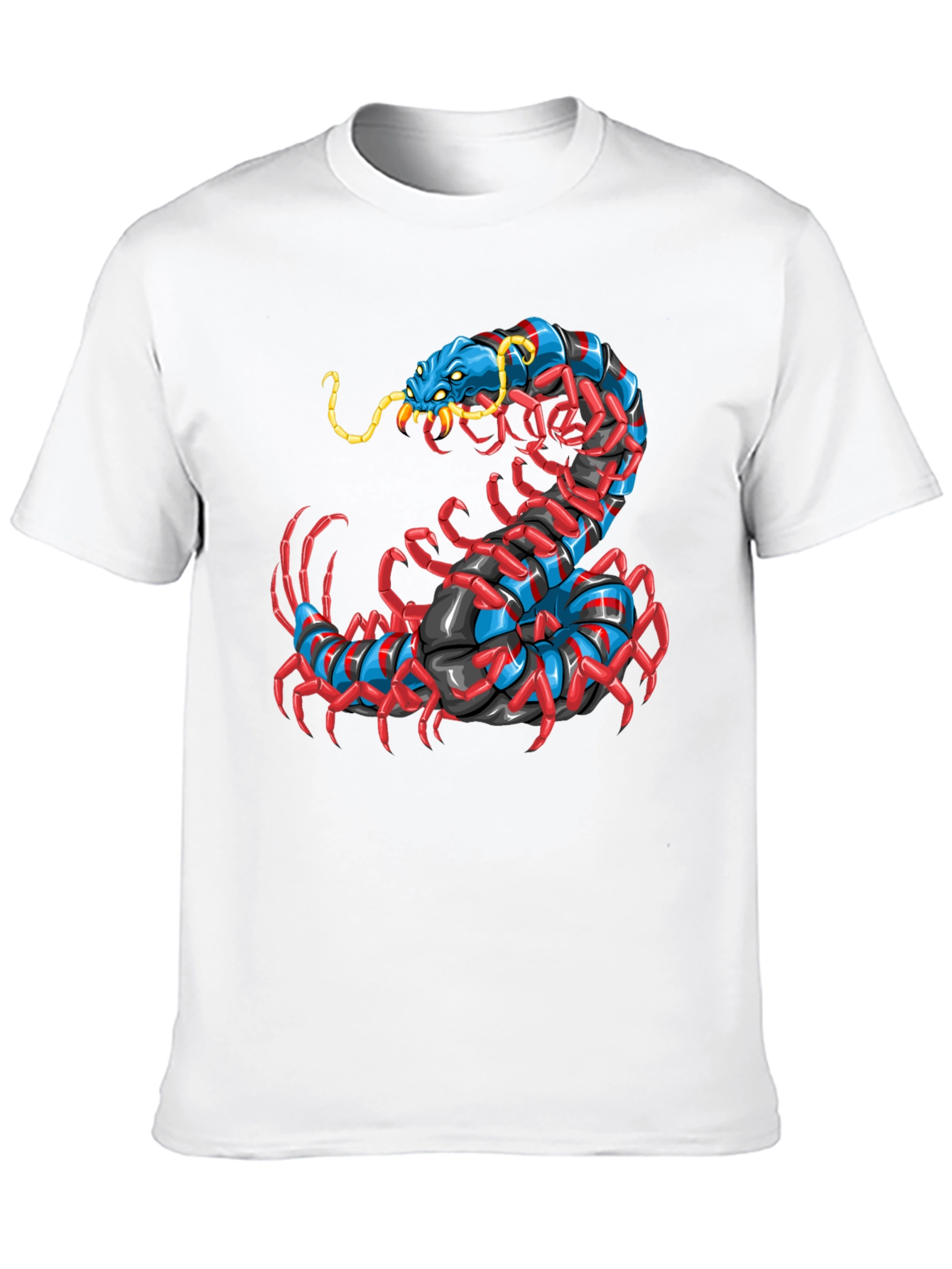 Centipede Graphic Black T-Shirt