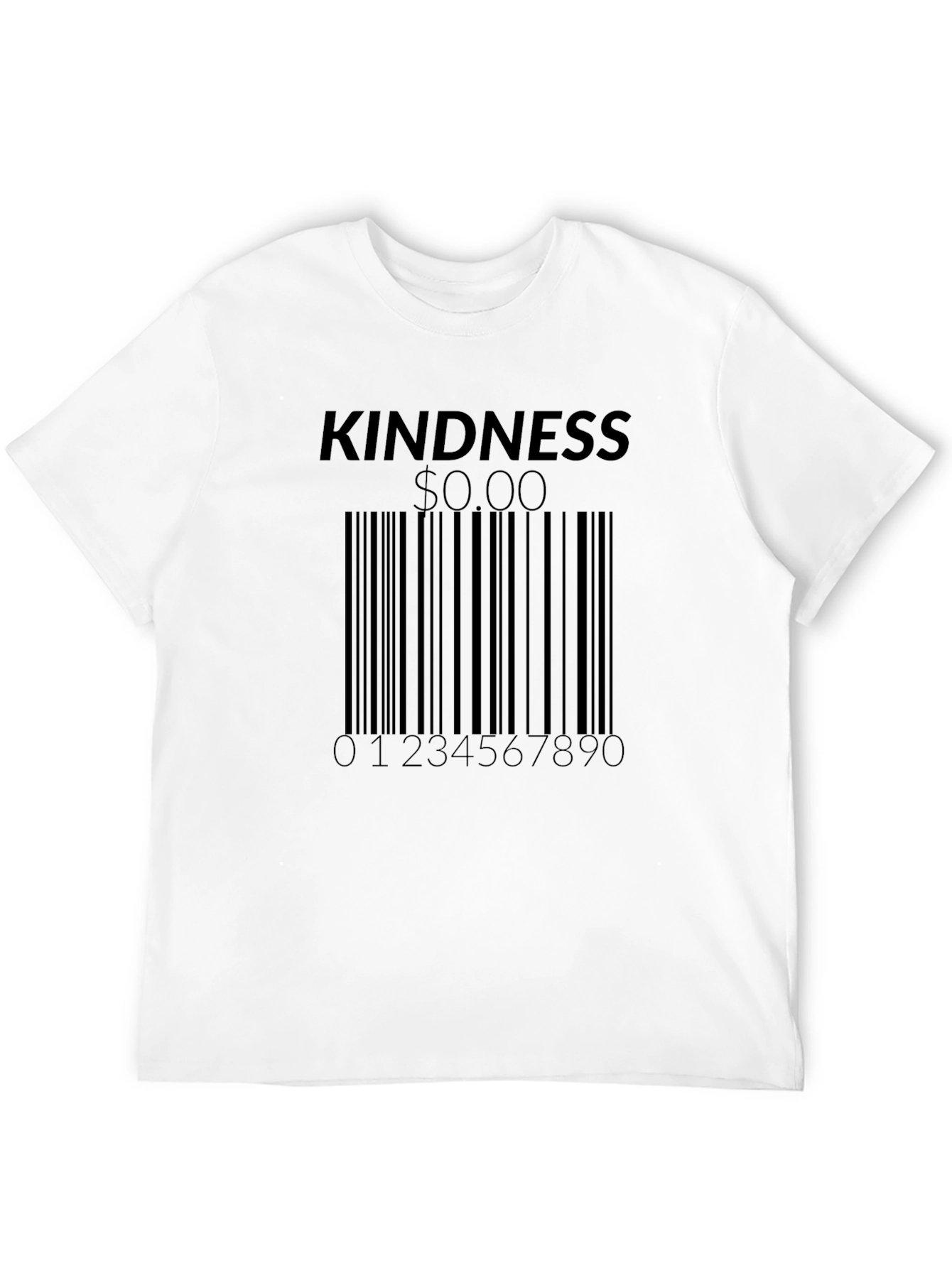 Kindness Barcode Graphic T-Shirt - Unisex