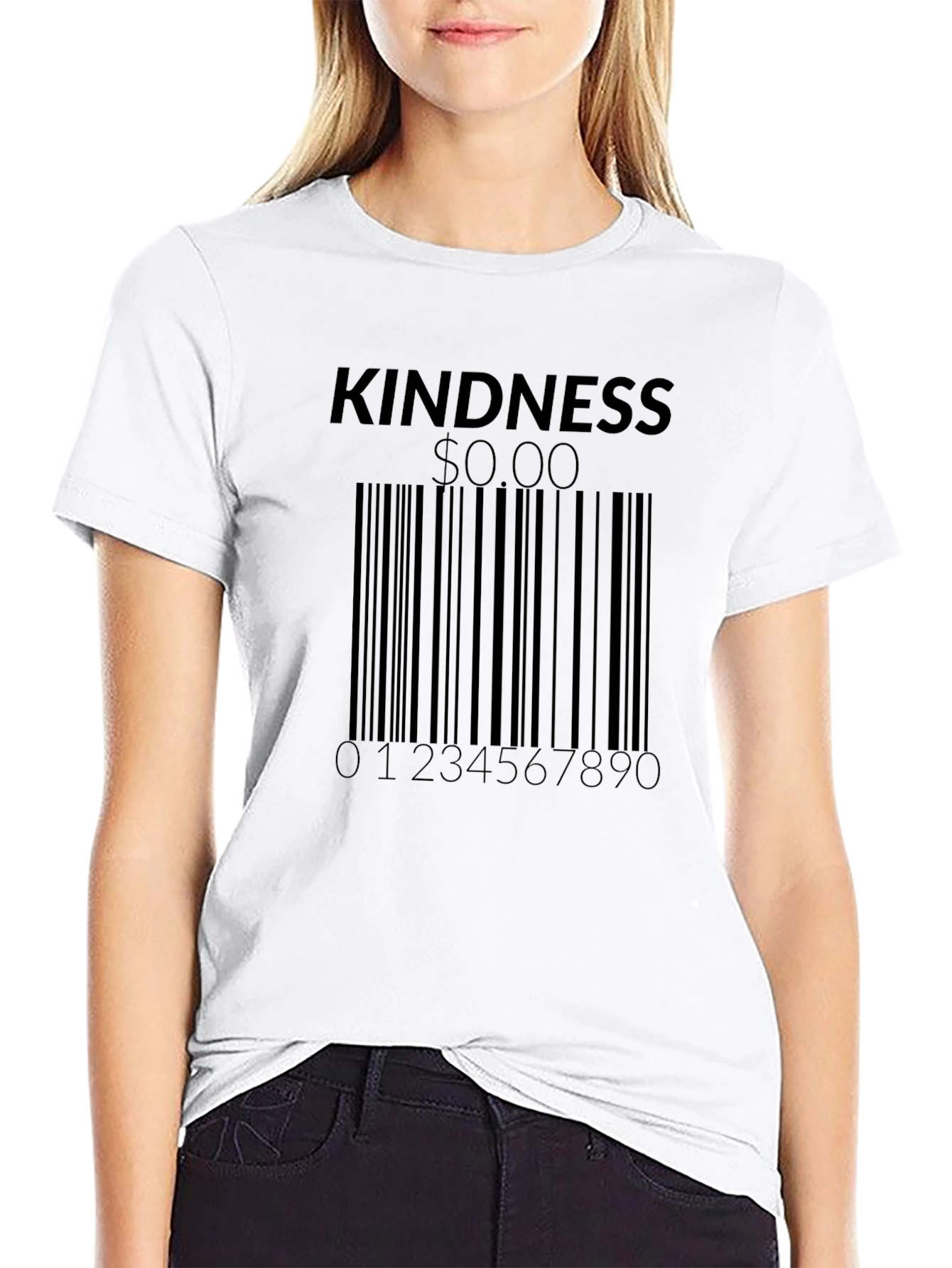 Kindness Barcode Graphic T-Shirt - Unisex