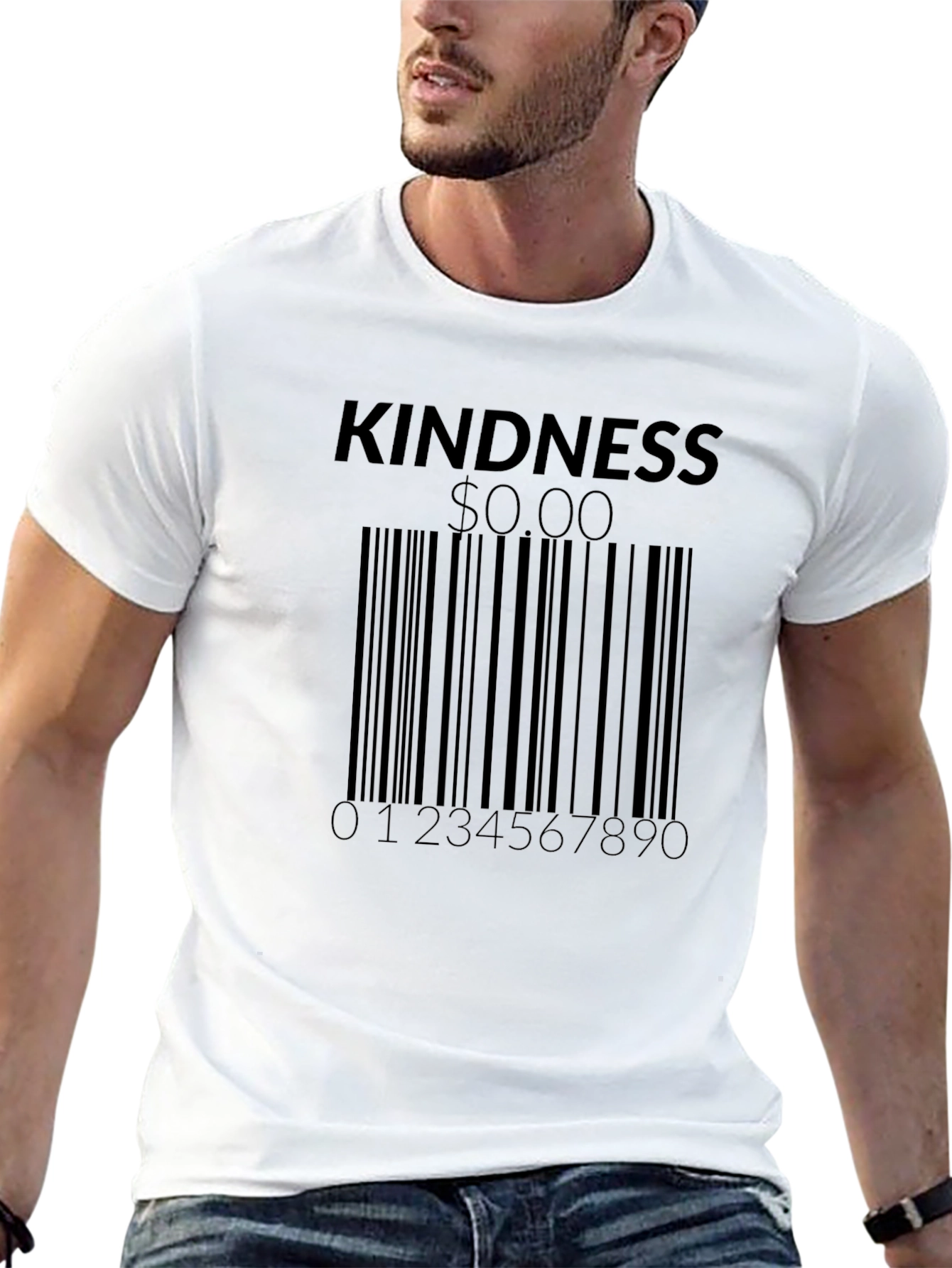 Kindness Barcode Graphic T-Shirt - Unisex