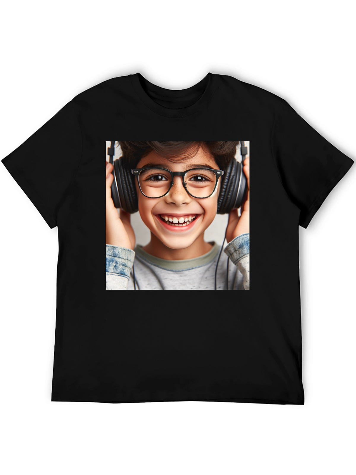 Boy with Headphones T-Shirt