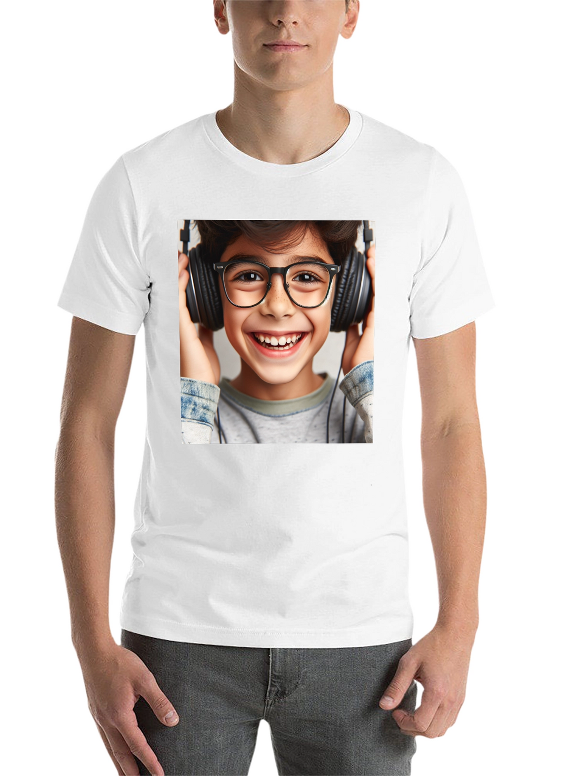 Boy with Headphones T-Shirt