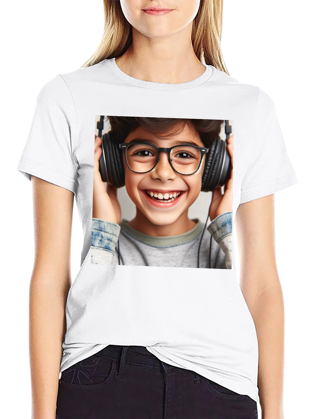 Boy with Headphones T-Shirt