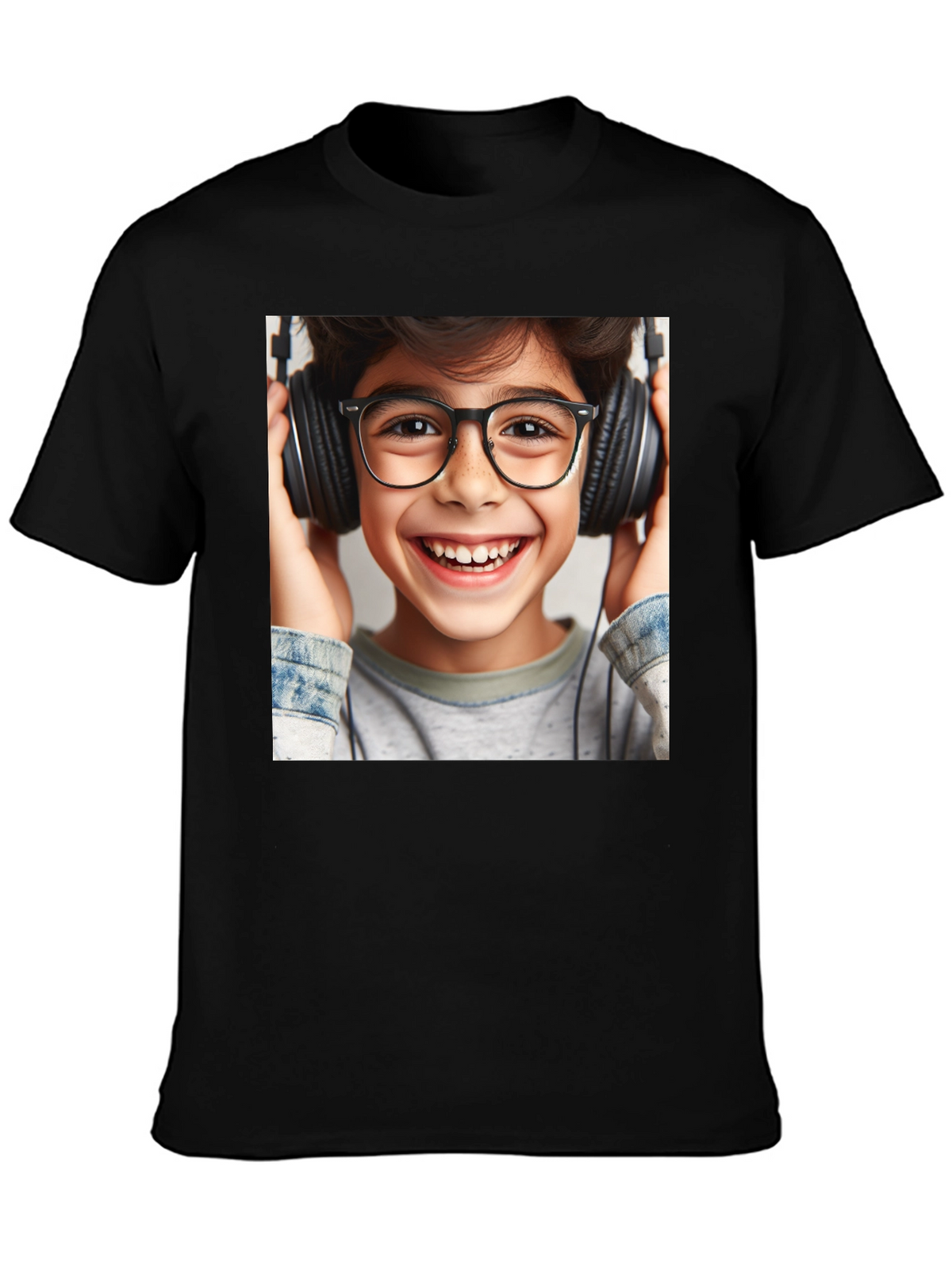 Boy with Headphones T-Shirt