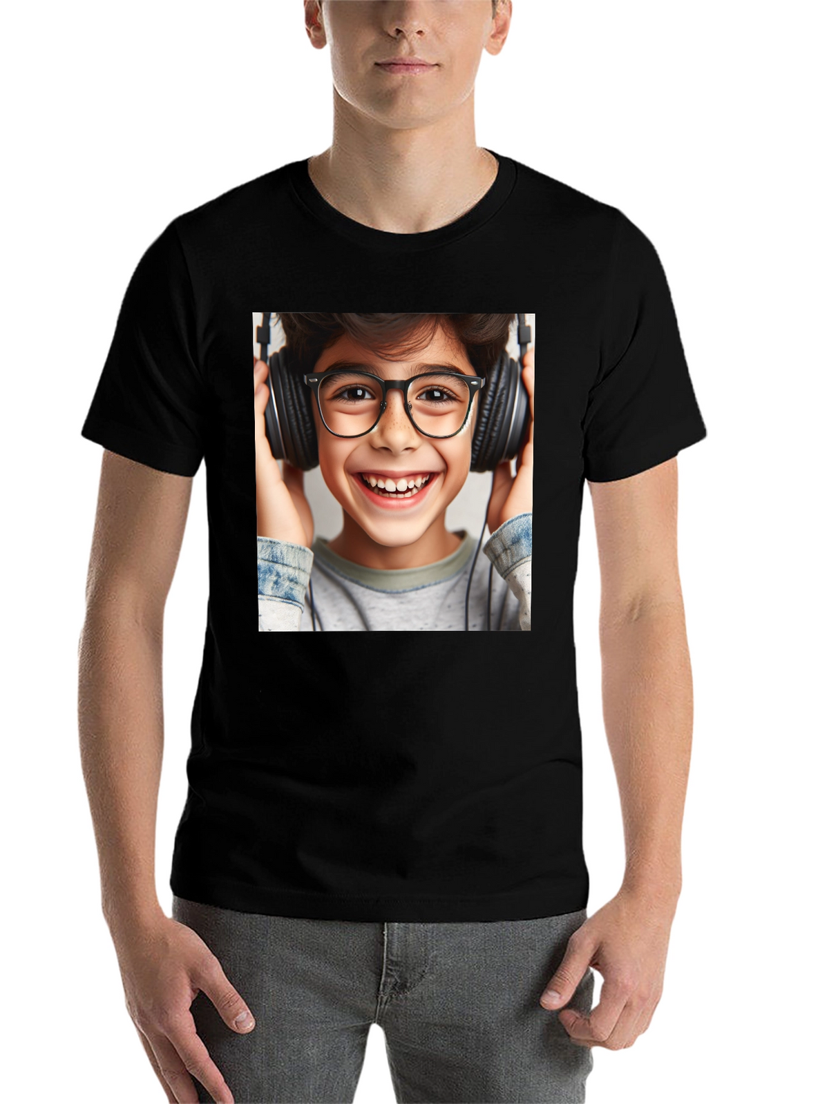 Boy with Headphones T-Shirt