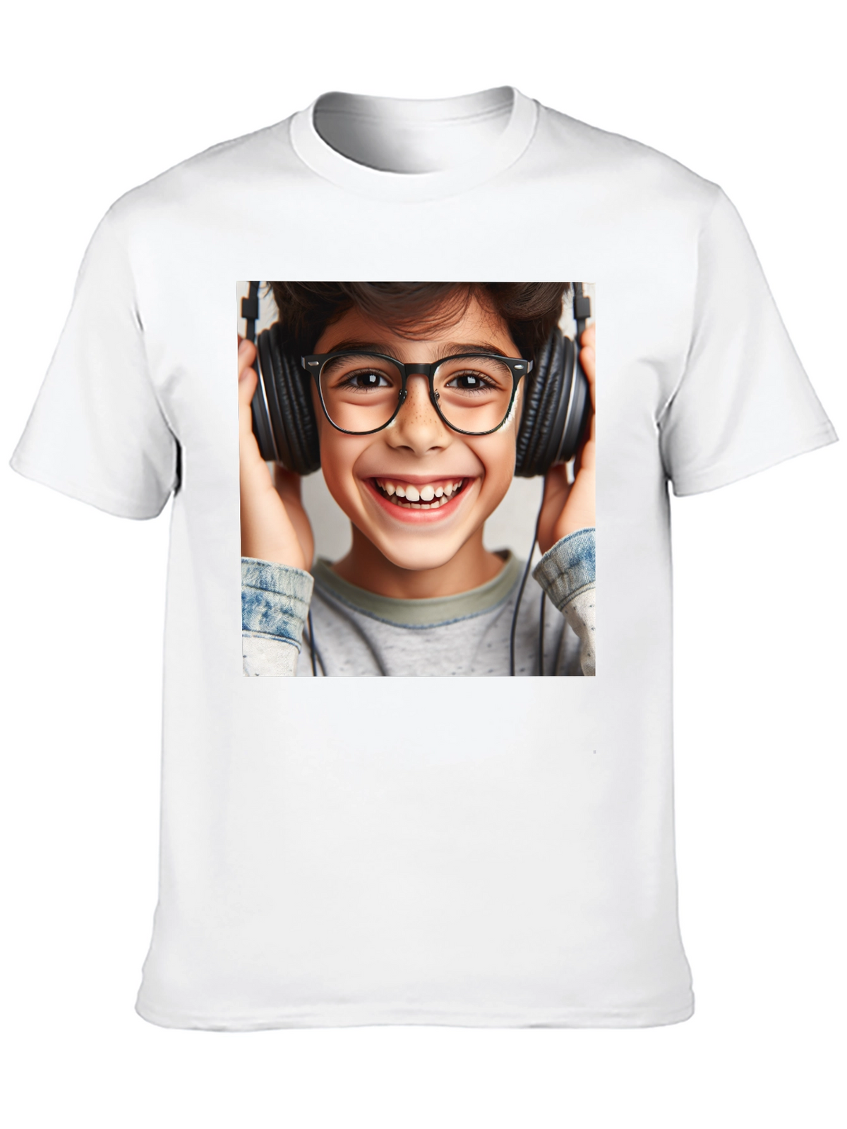 Boy with Headphones T-Shirt