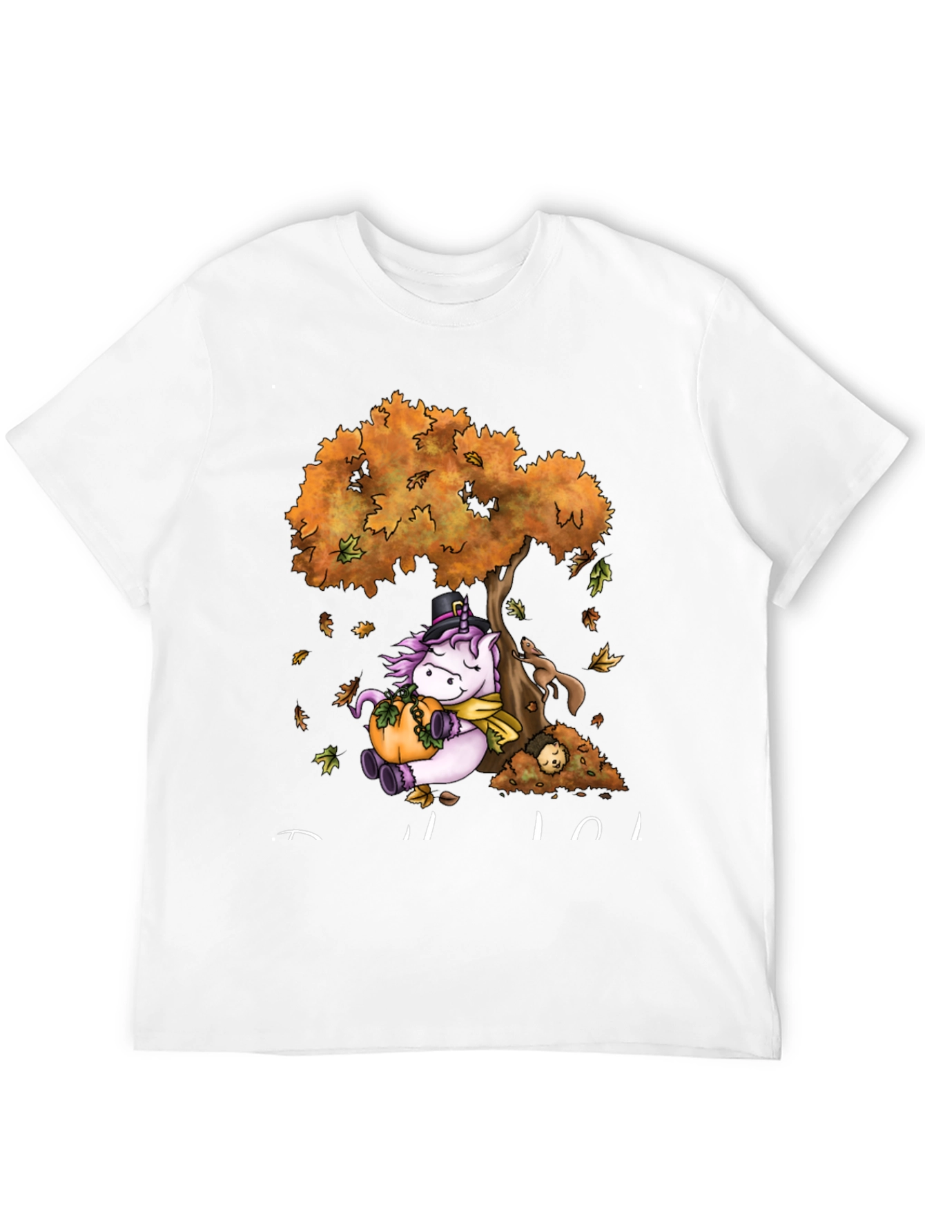 Unicorn Fall T-Shirt Thanksgiving Tee