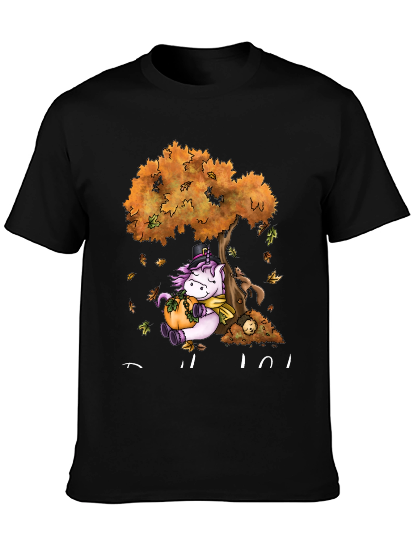 Unicorn Fall T-Shirt Thanksgiving Tee