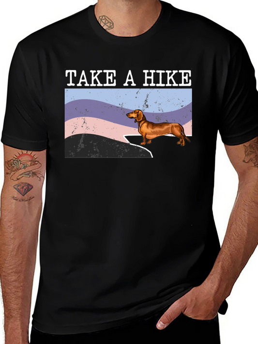 Take a Hike Dachshund Tee
