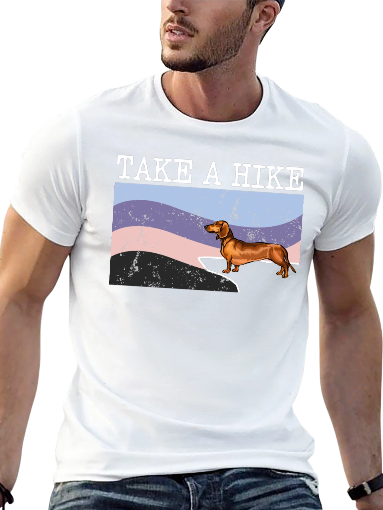 Take a Hike Dachshund Tee