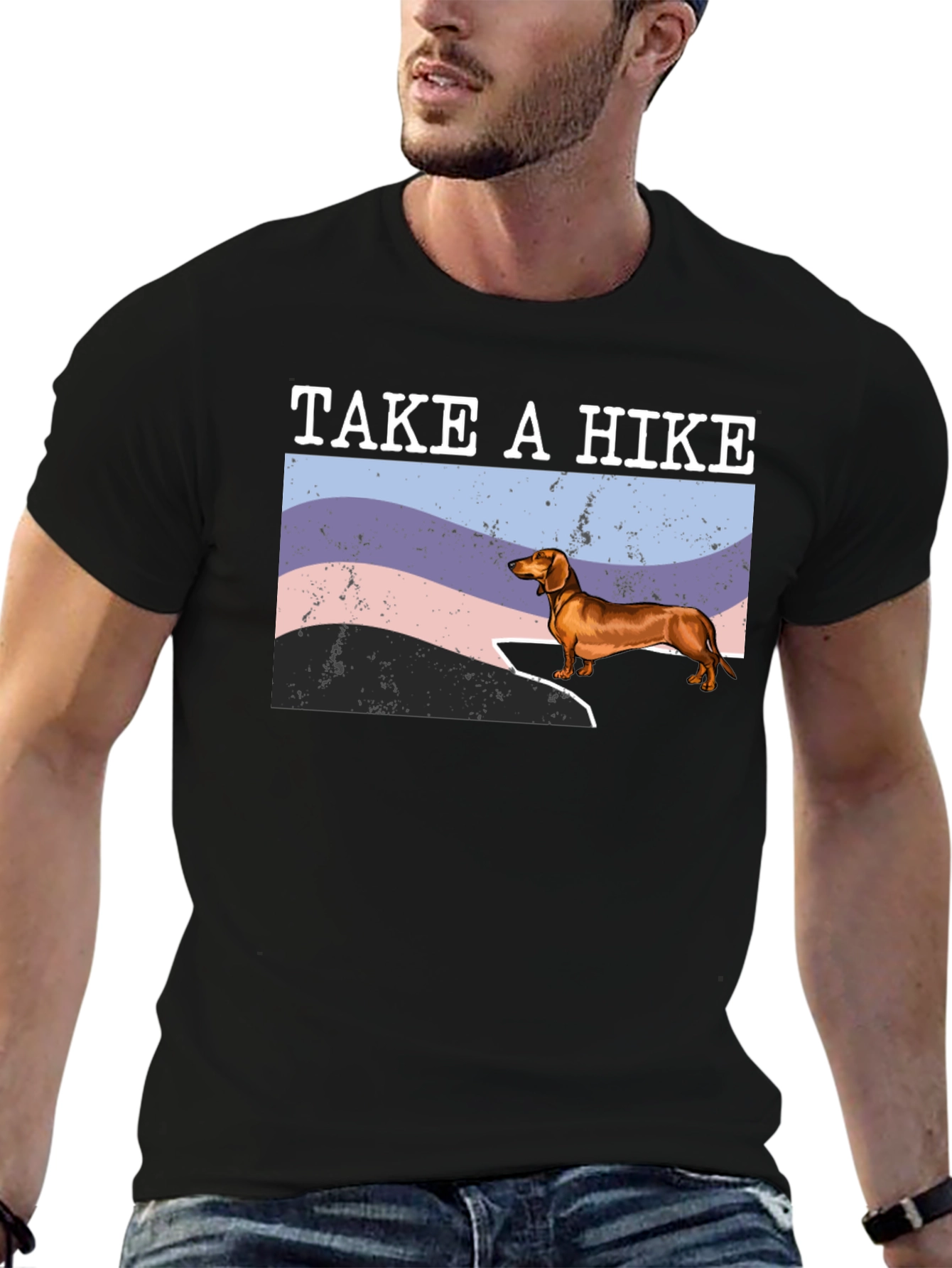 Take a Hike Dachshund Tee