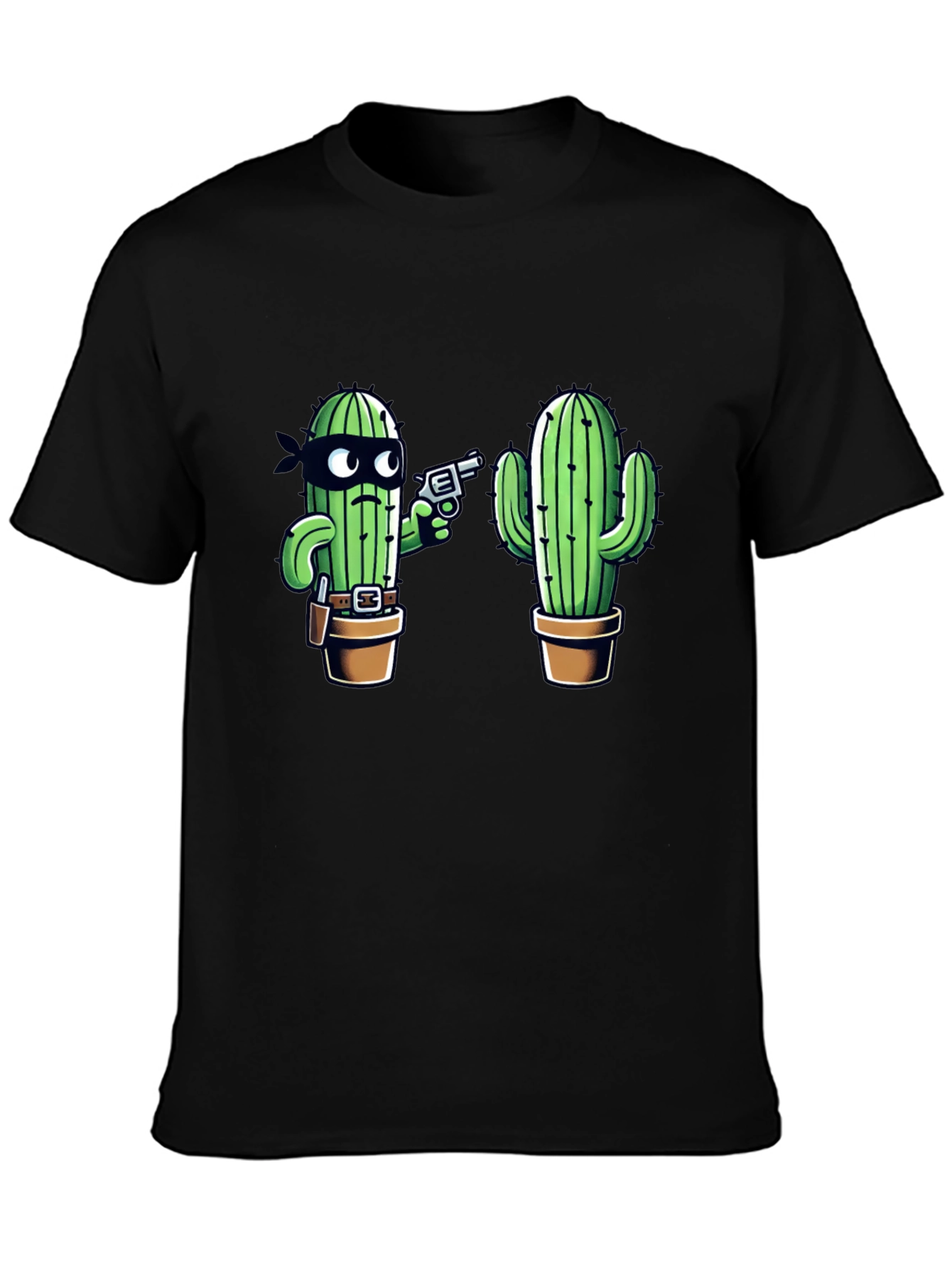 Cactus Bandit Graphic T-Shirt - Western Humor
