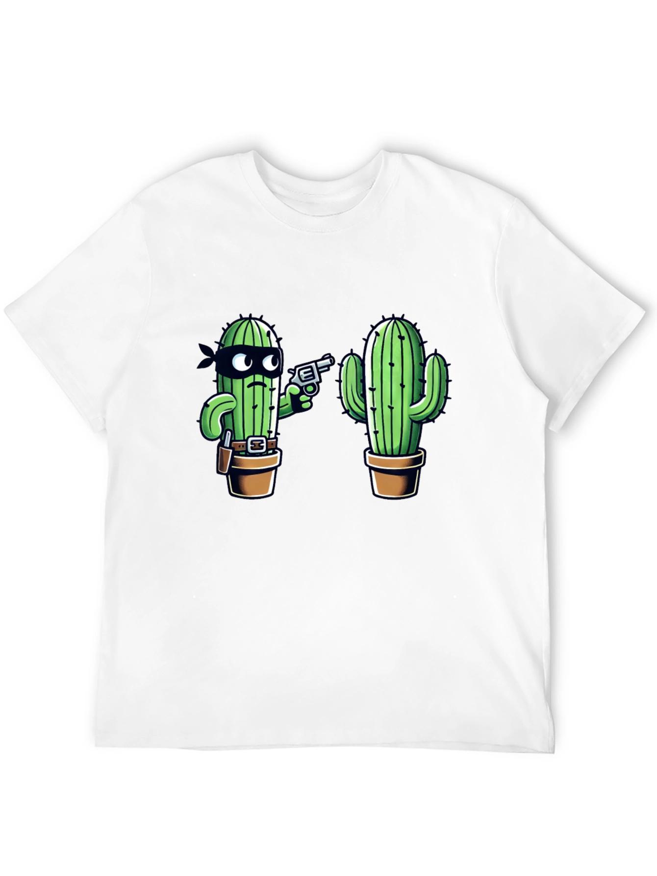 Cactus Bandit Graphic T-Shirt - Western Humor