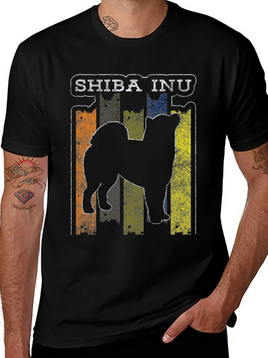 Shiba Inu Graphic Tee | Vintage Style Dog Lover Shirt